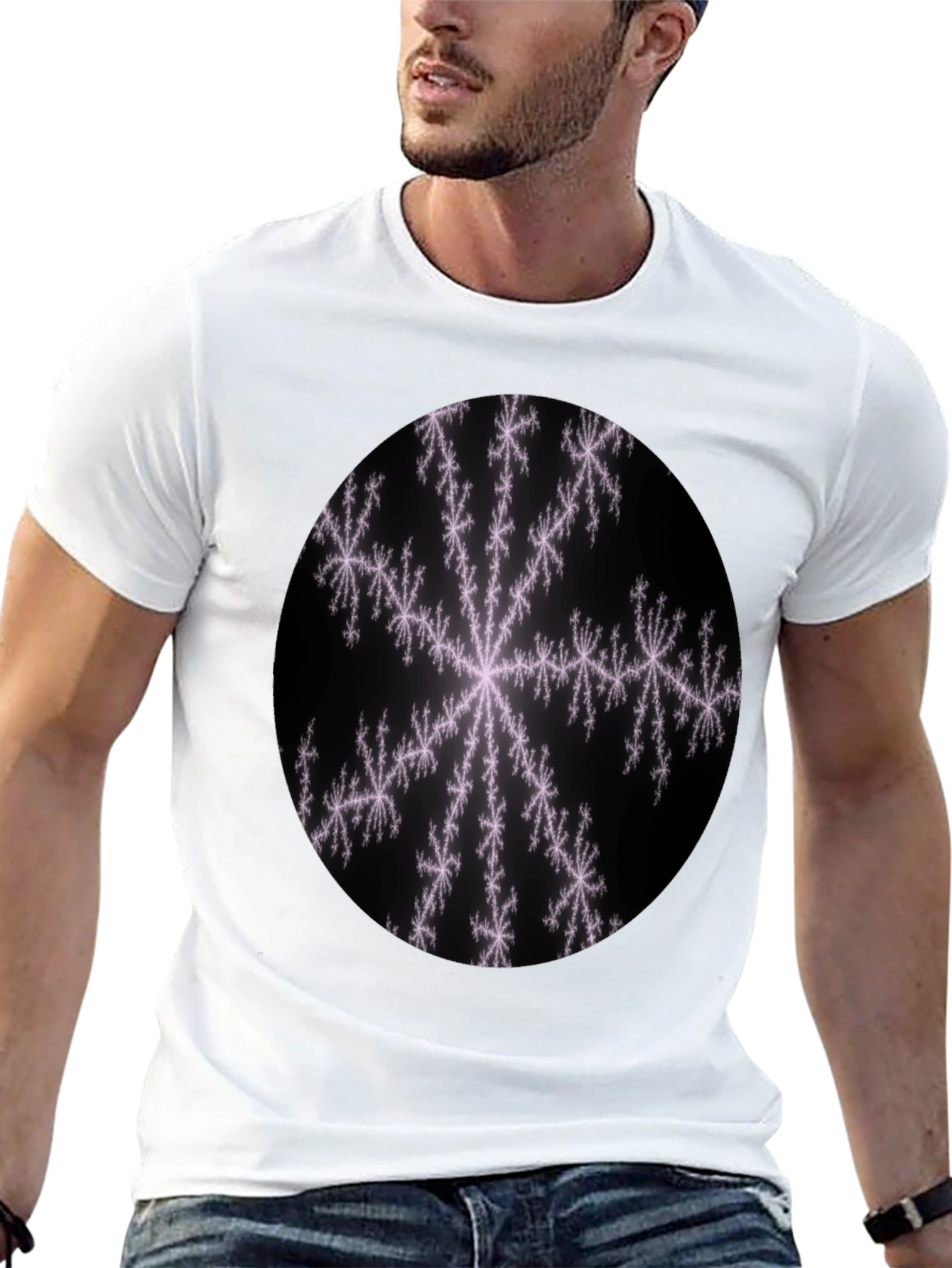 Fractal Snowflake Graphic Tee