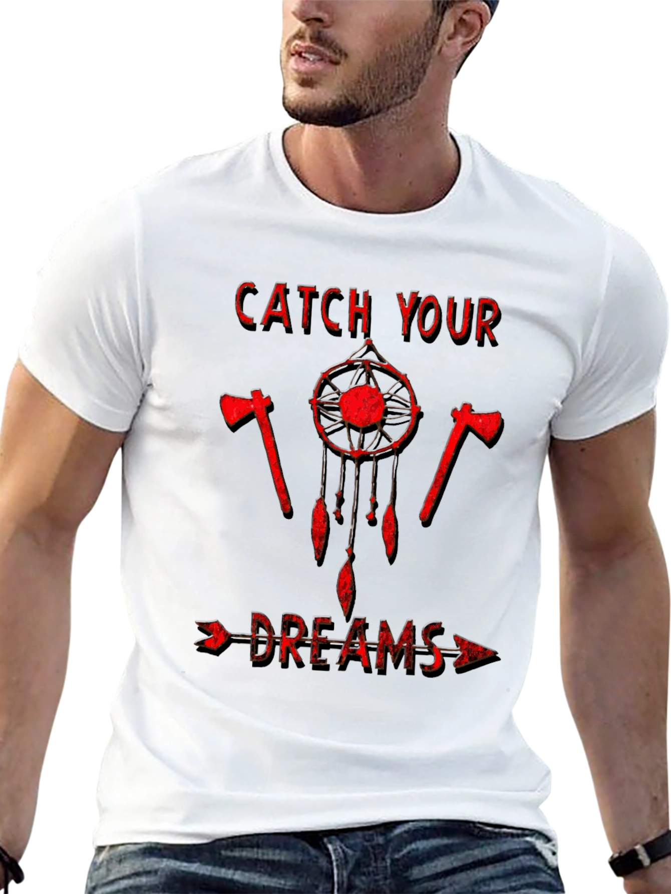 Catch Your Dreams T-Shirt - Native American Inspired Design