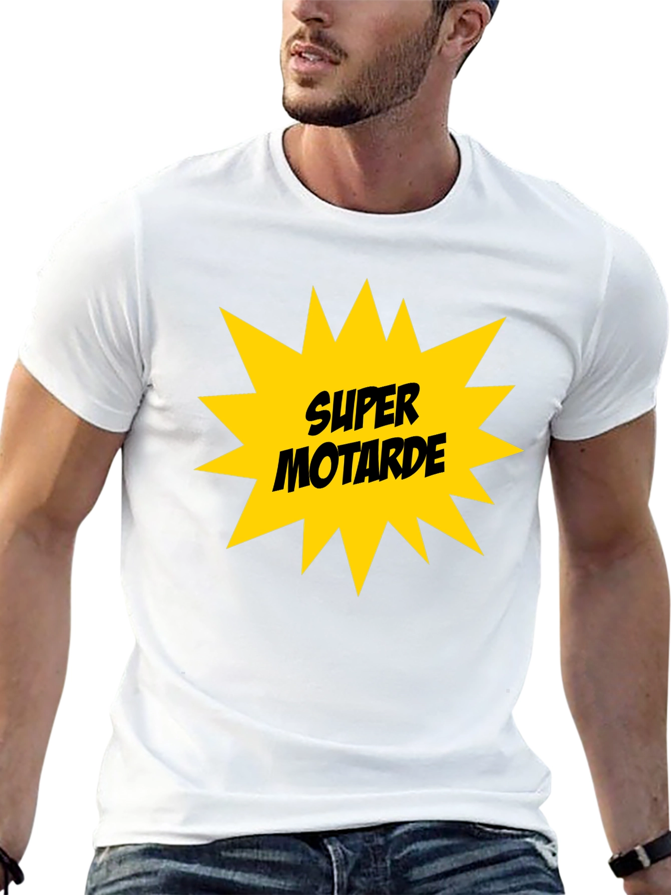 Super Motarde Black T-Shirt - Motorbike Graphic Tee