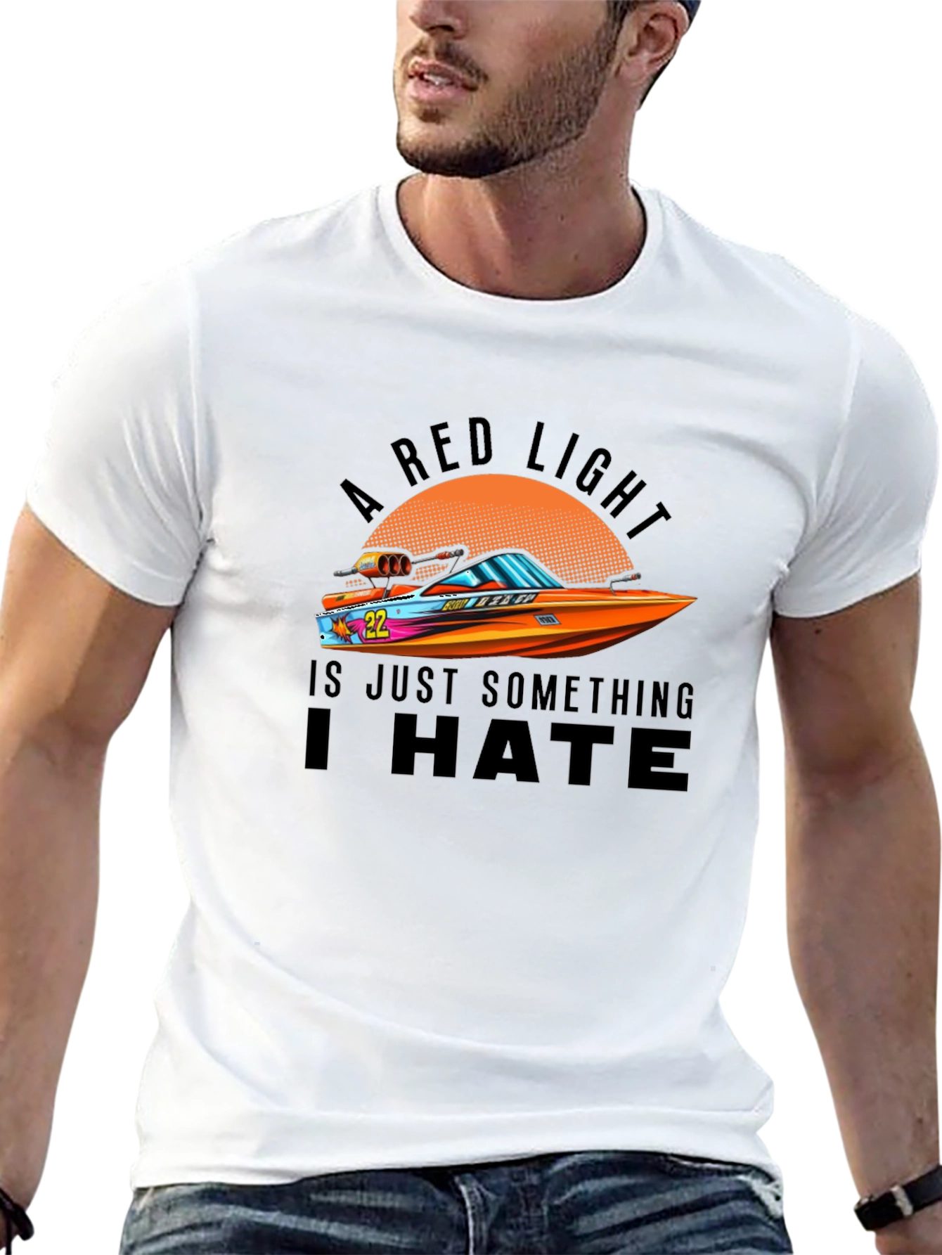 Red Light Hate Graphic T-Shirt