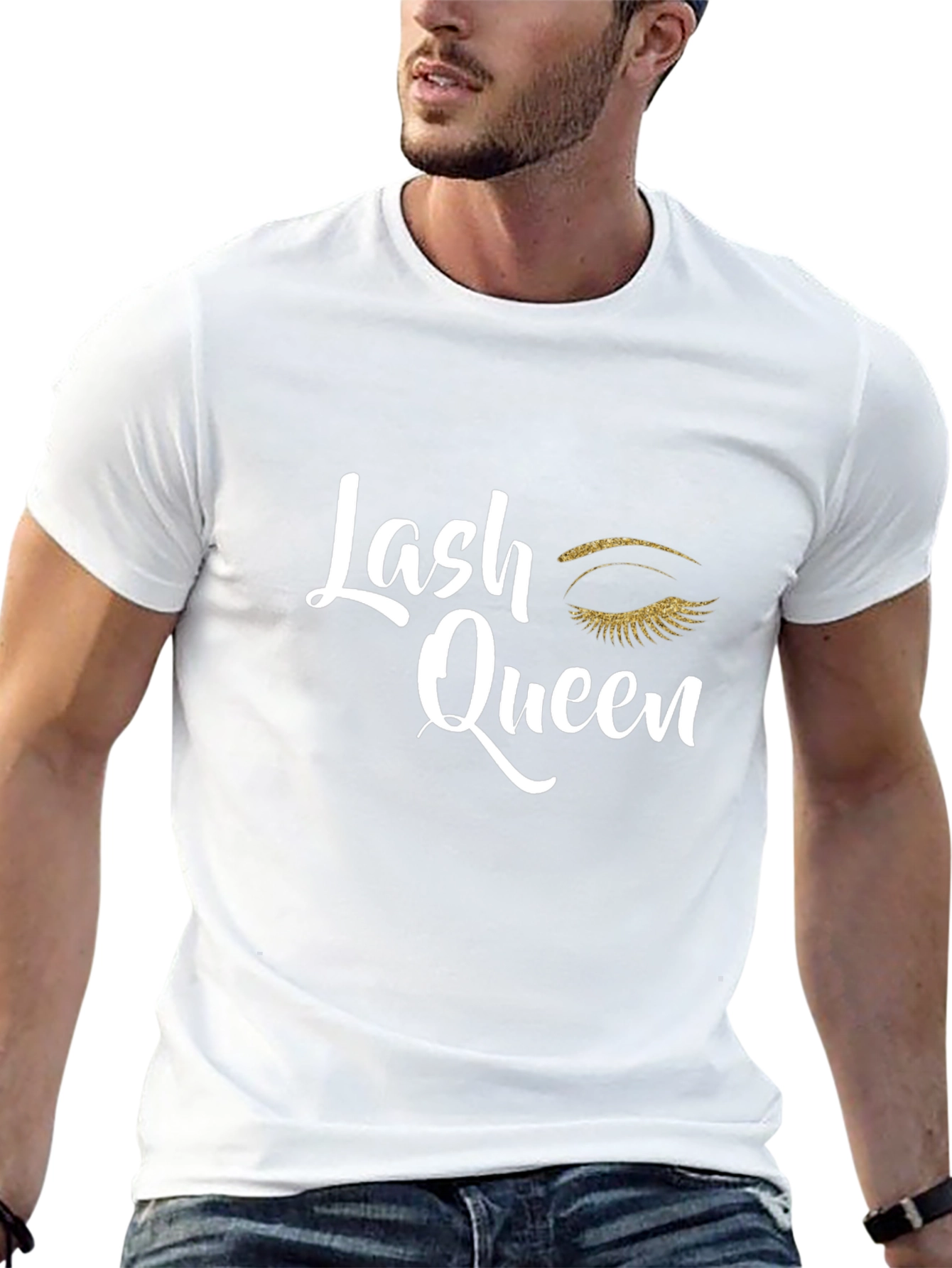 Lash Queen T-Shirt - Stylish Eye Design Tee