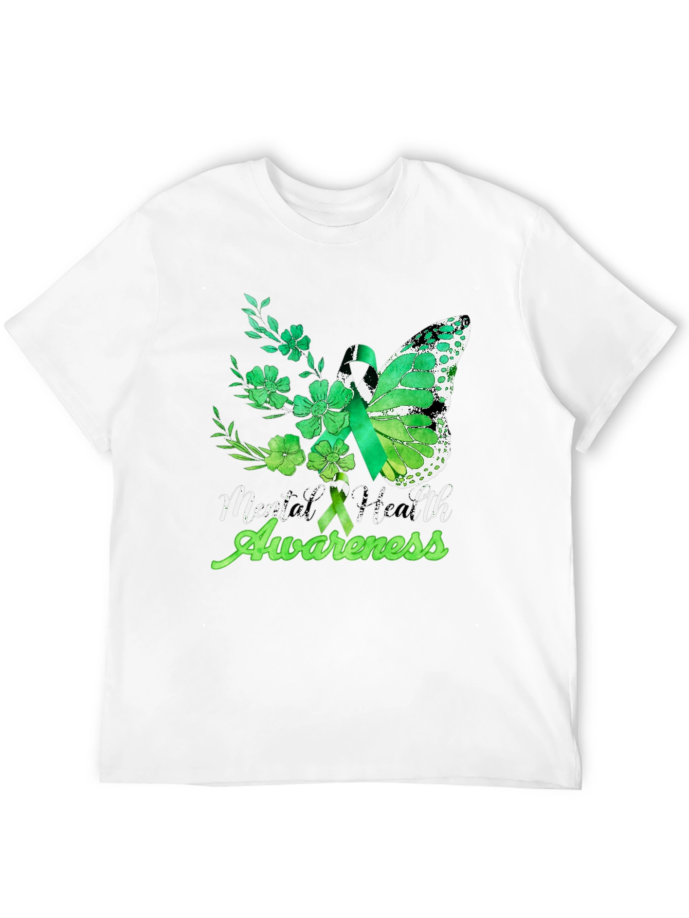 Mental Health Awareness Butterfly T-Shirt