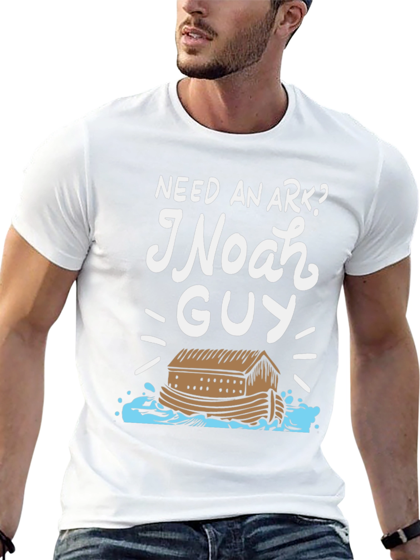 Noah Guy Graphic T-Shirt - Need An Ark?
