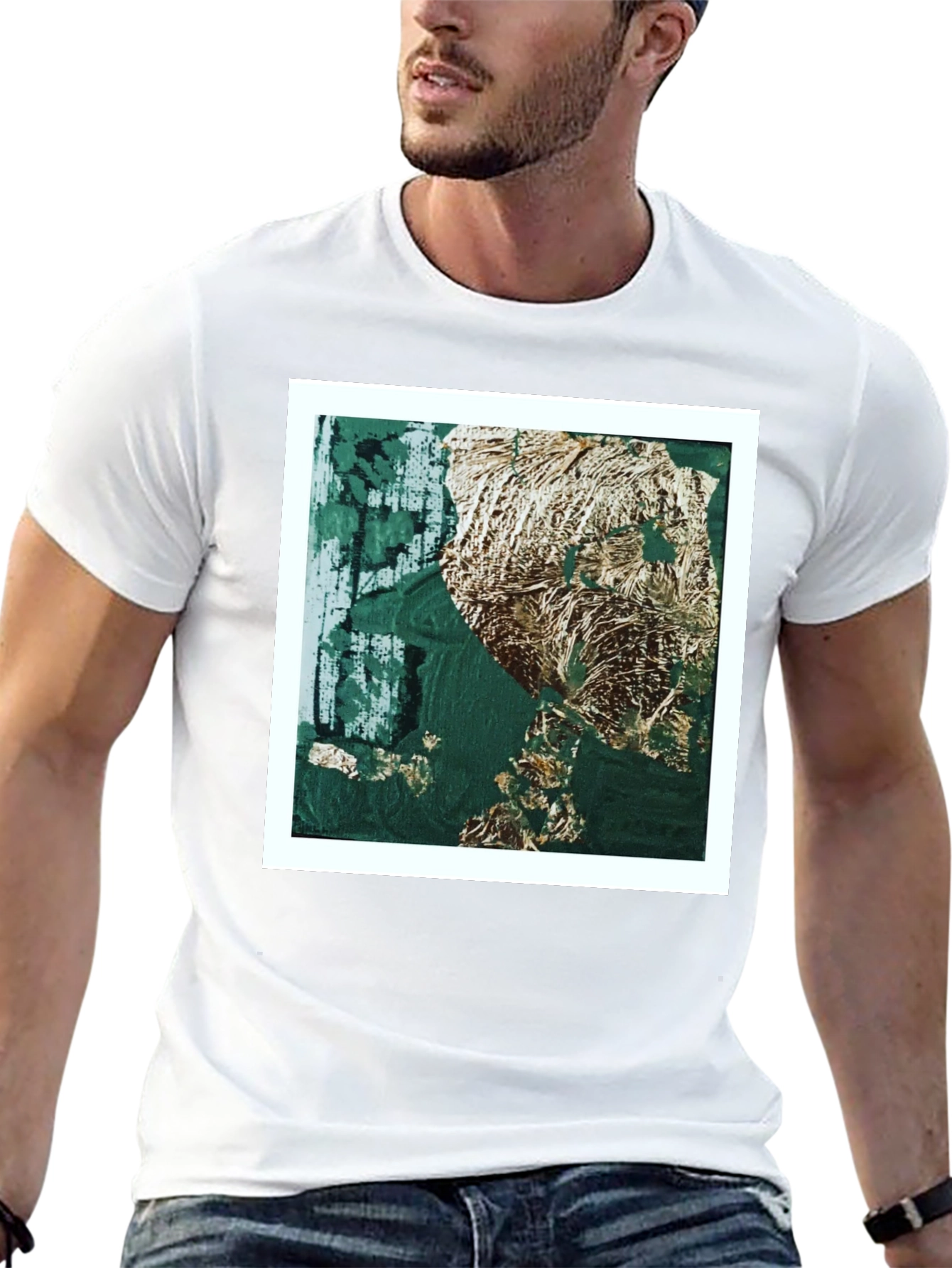 Abstract Art Print T-Shirt - Modern Graphic Tee