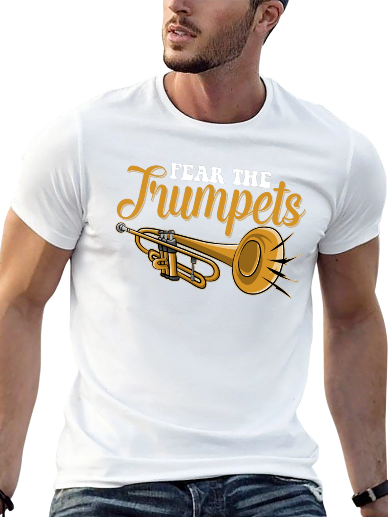 Fear the Trumpets Graphic Tee - Musicians Humor
