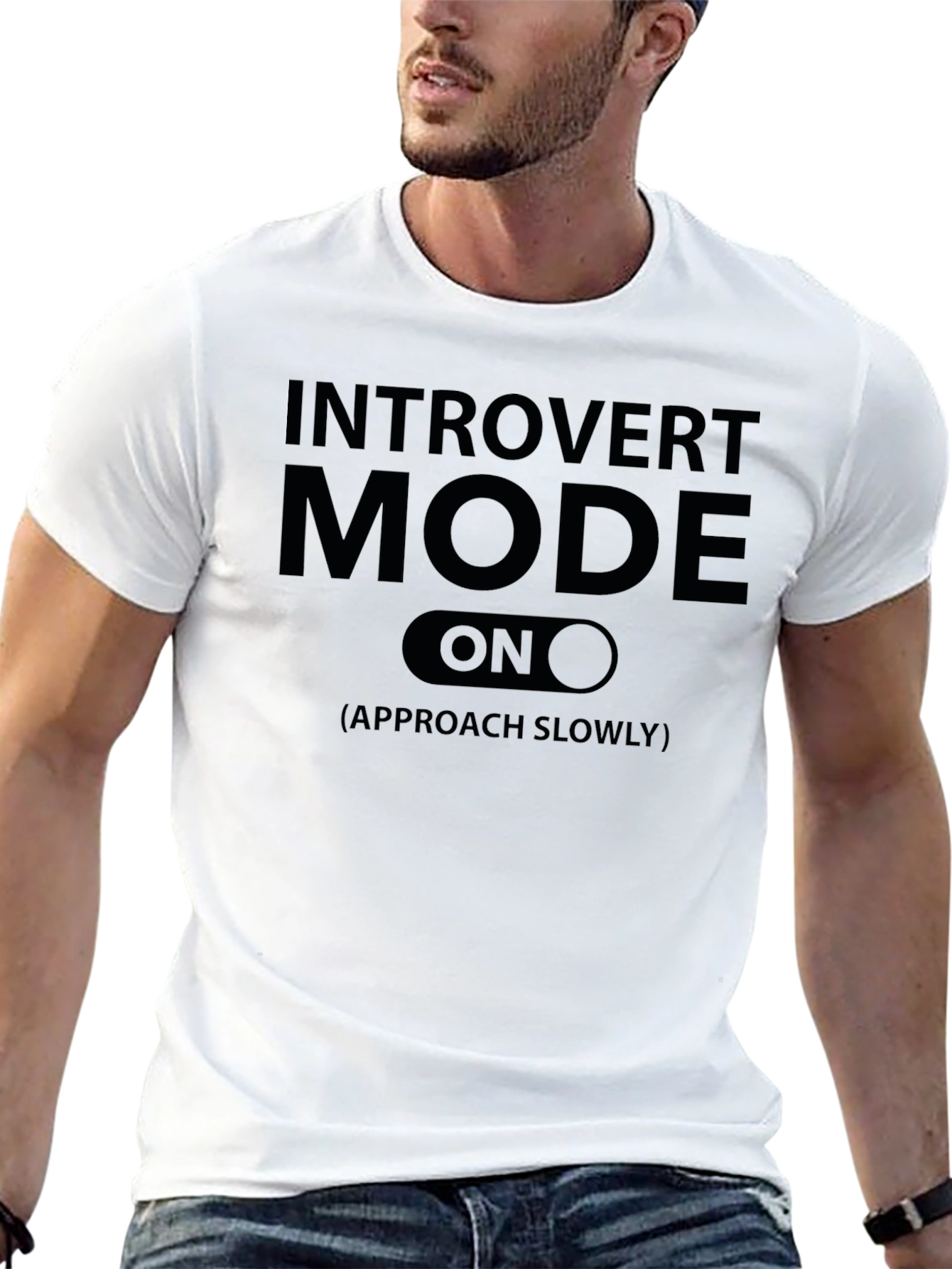 Introvert Mode On T-Shirt - Funny Slogan Tee