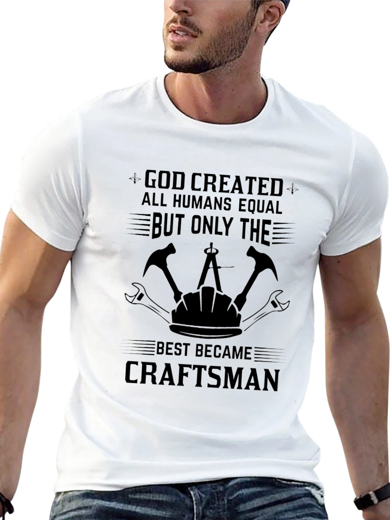 Craftsman T-Shirt: God Created Craftsman