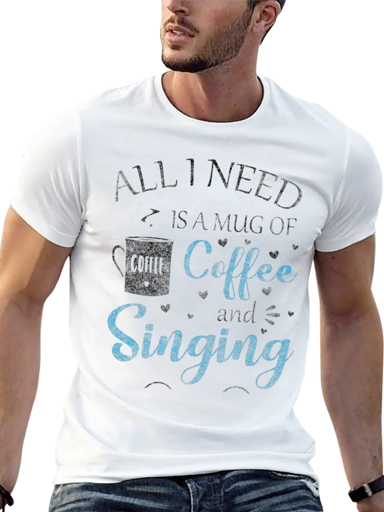 Coffee & Singing Graphic Tee