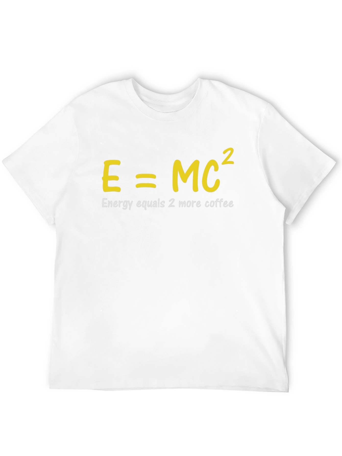 E=MC² Coffee T-Shirt - Science Lovers Tee