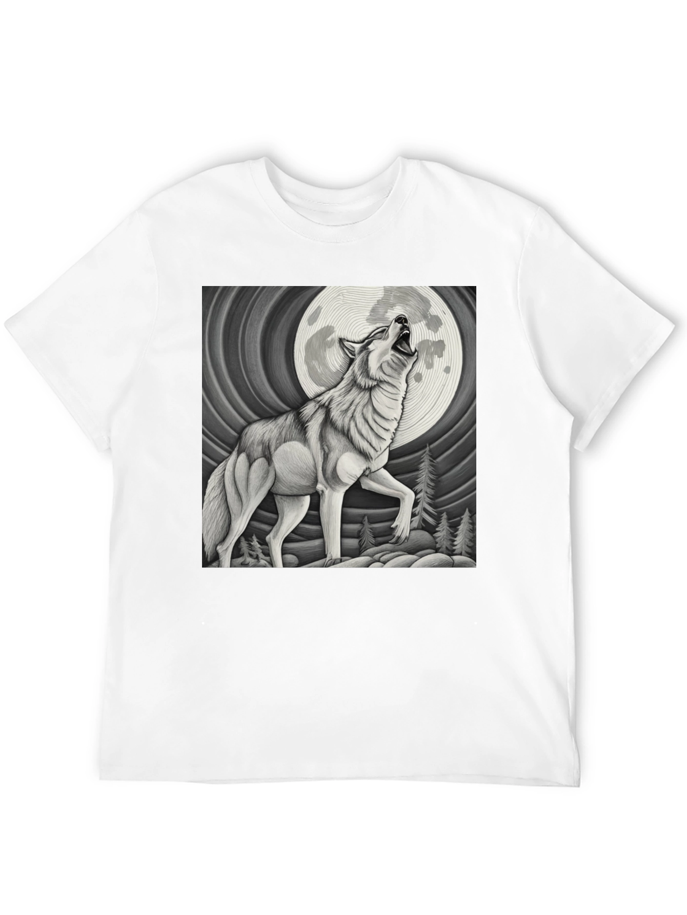 Wolf Moon Graphic T-Shirt