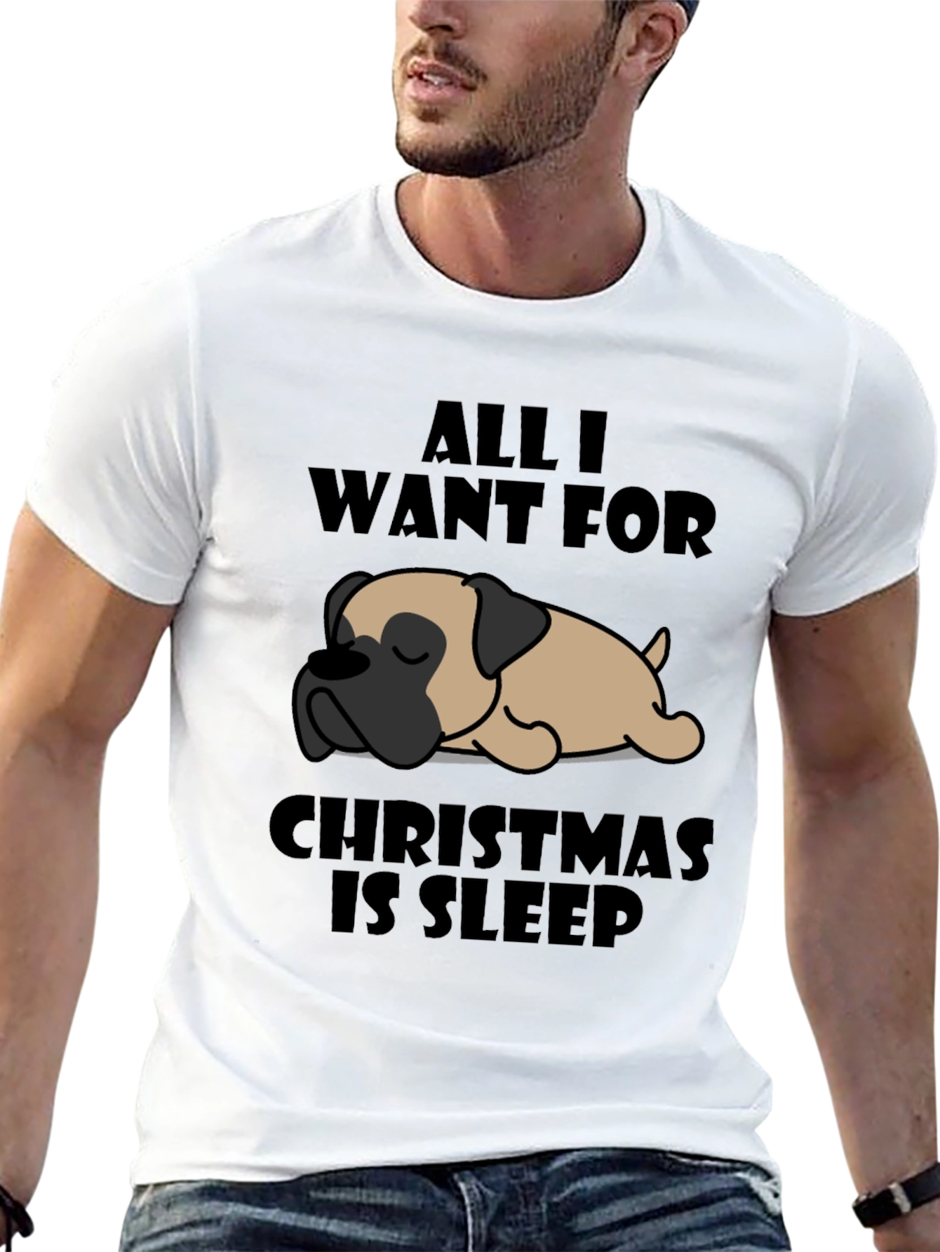 All I Want For Christmas Is Sleep T-Shirt