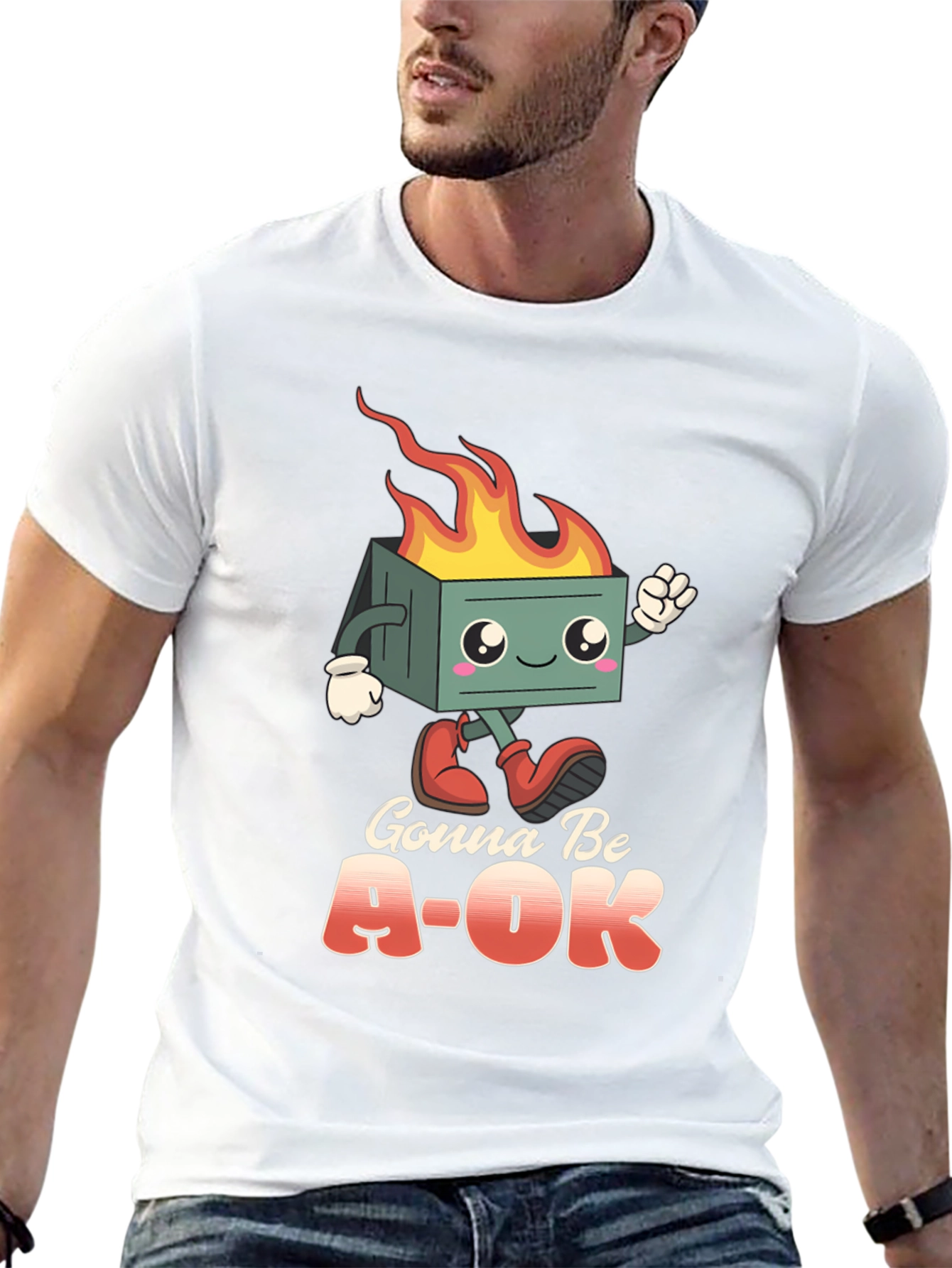 Gonna Be A-OK Dumpster Fire T-Shirt
