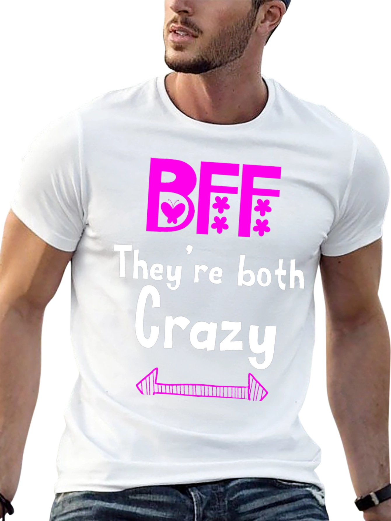 Crazy BFF Matching T-Shirt