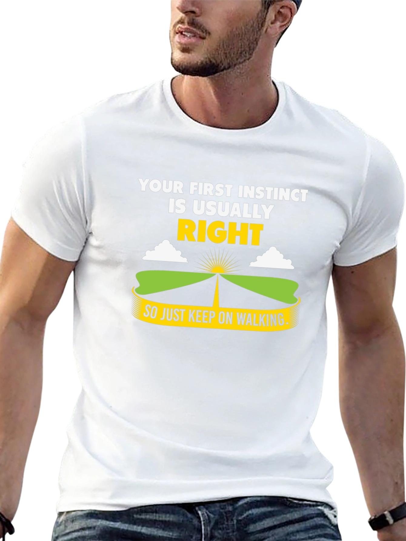 First Instinct Walking T-Shirt