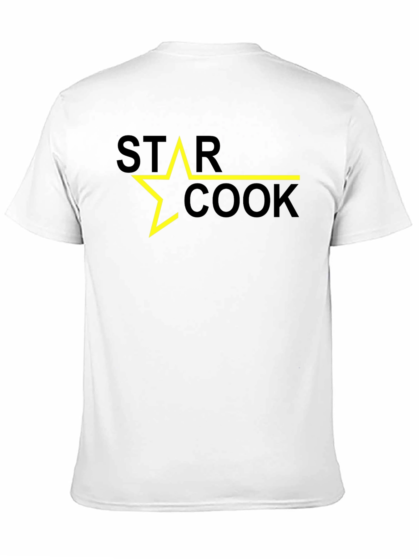 Star Cook T-Shirt - Black Cotton Blend
