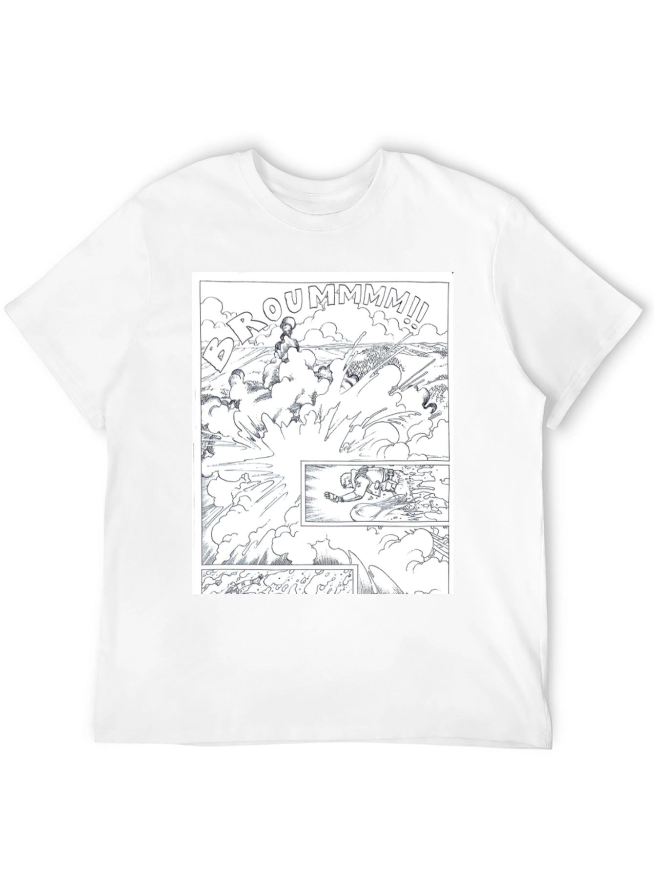 Comic Explosion Graphic Tee - Black