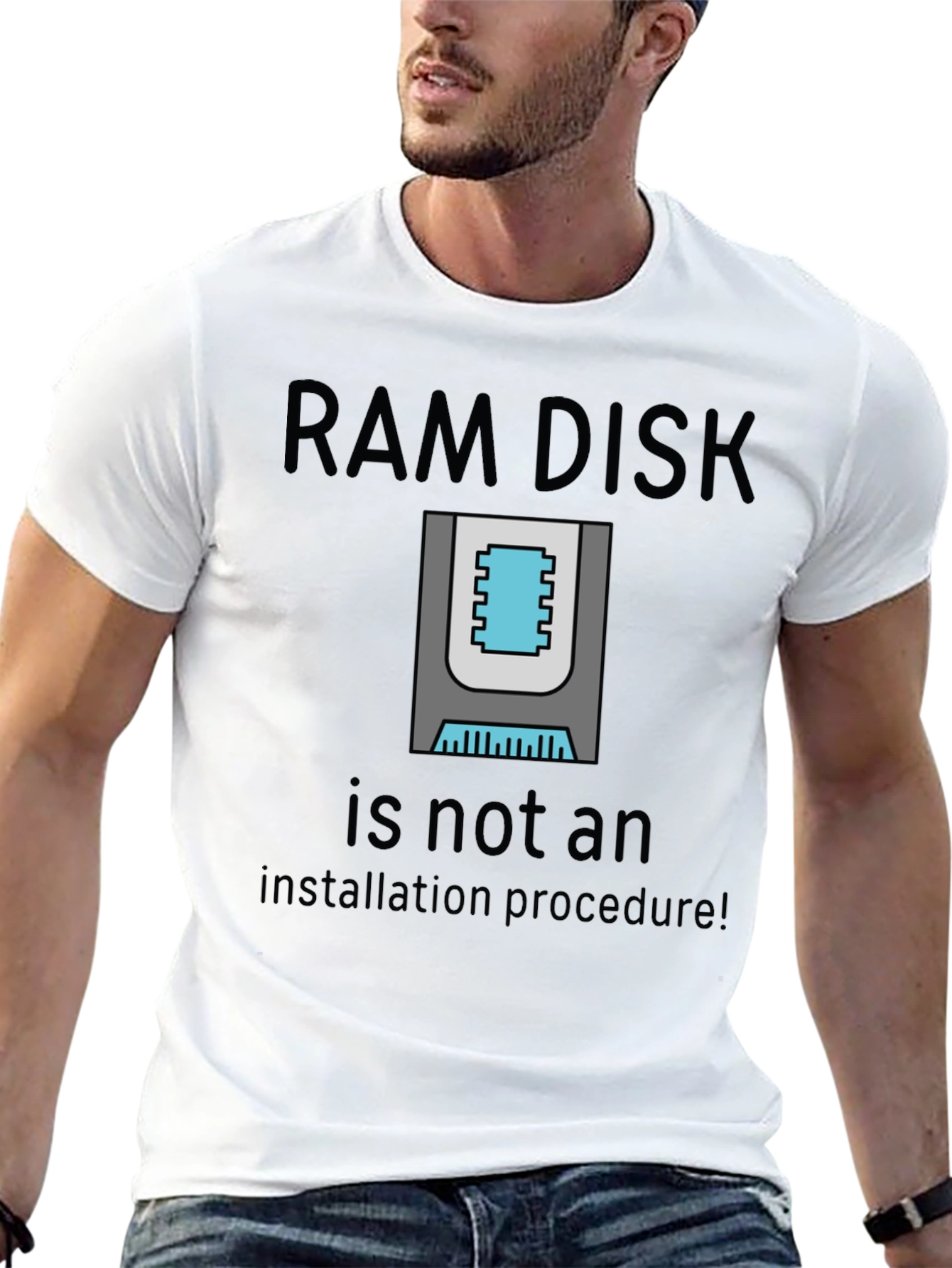 RAM Disk T-Shirt - Geeky Computer Humor Tee
