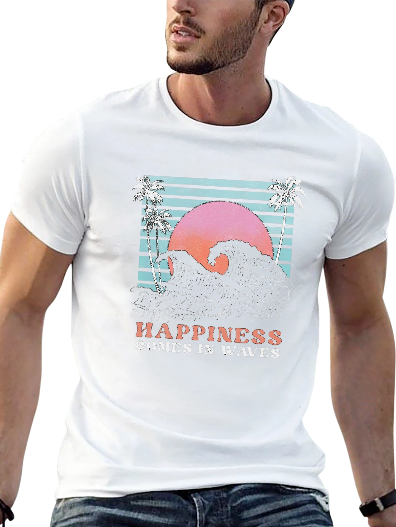 Retro Wave Happiness T-Shirt
