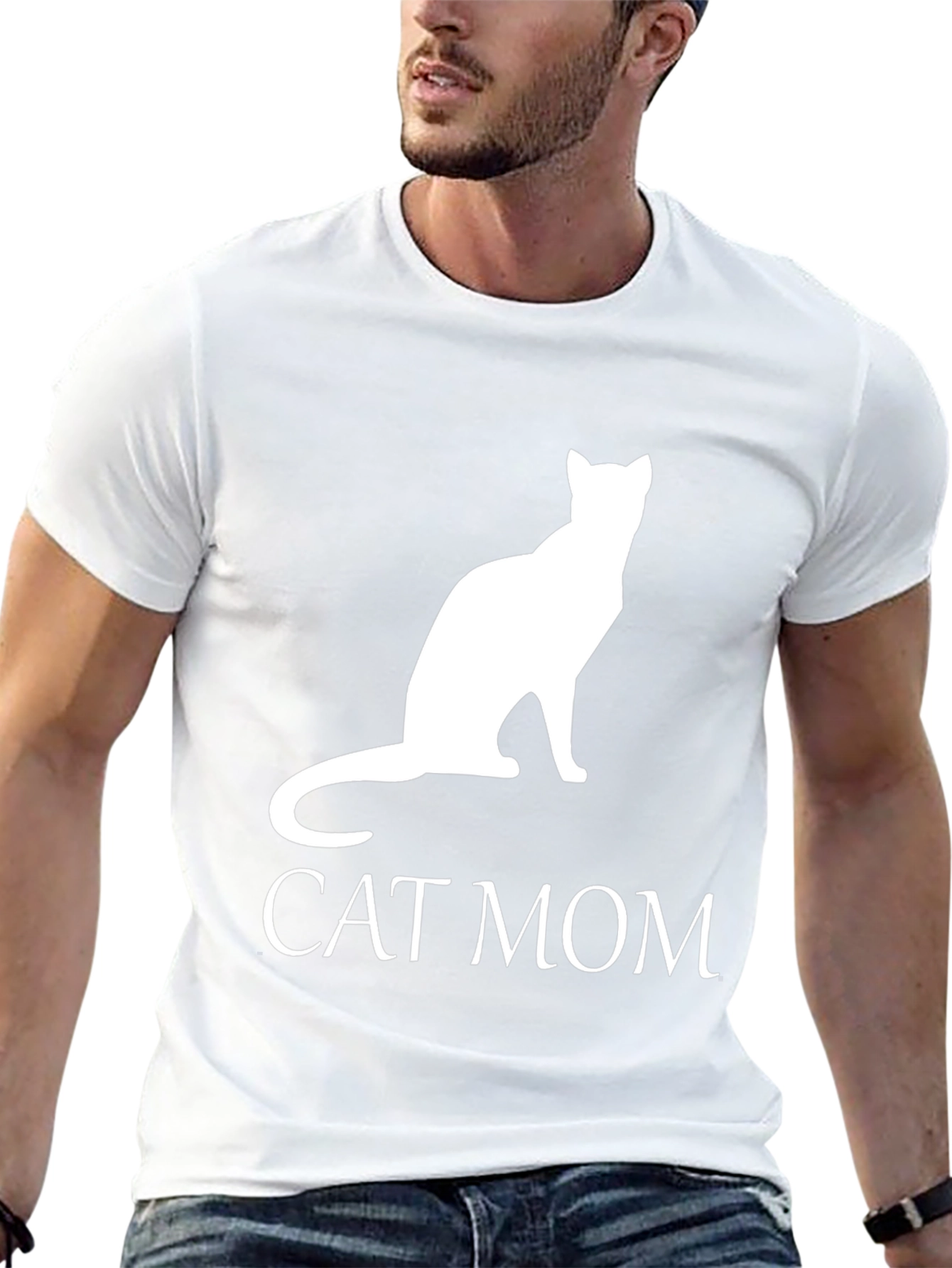 Cat Mom Graphic T-Shirt - Unisex Soft Tee