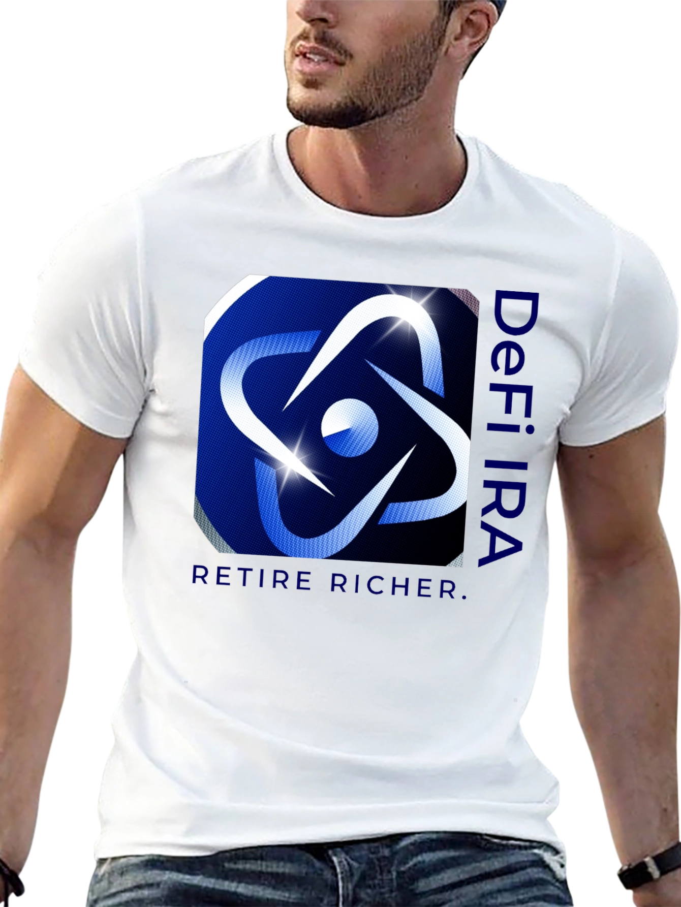DeFi IRA Black T-Shirt - Retire Richer