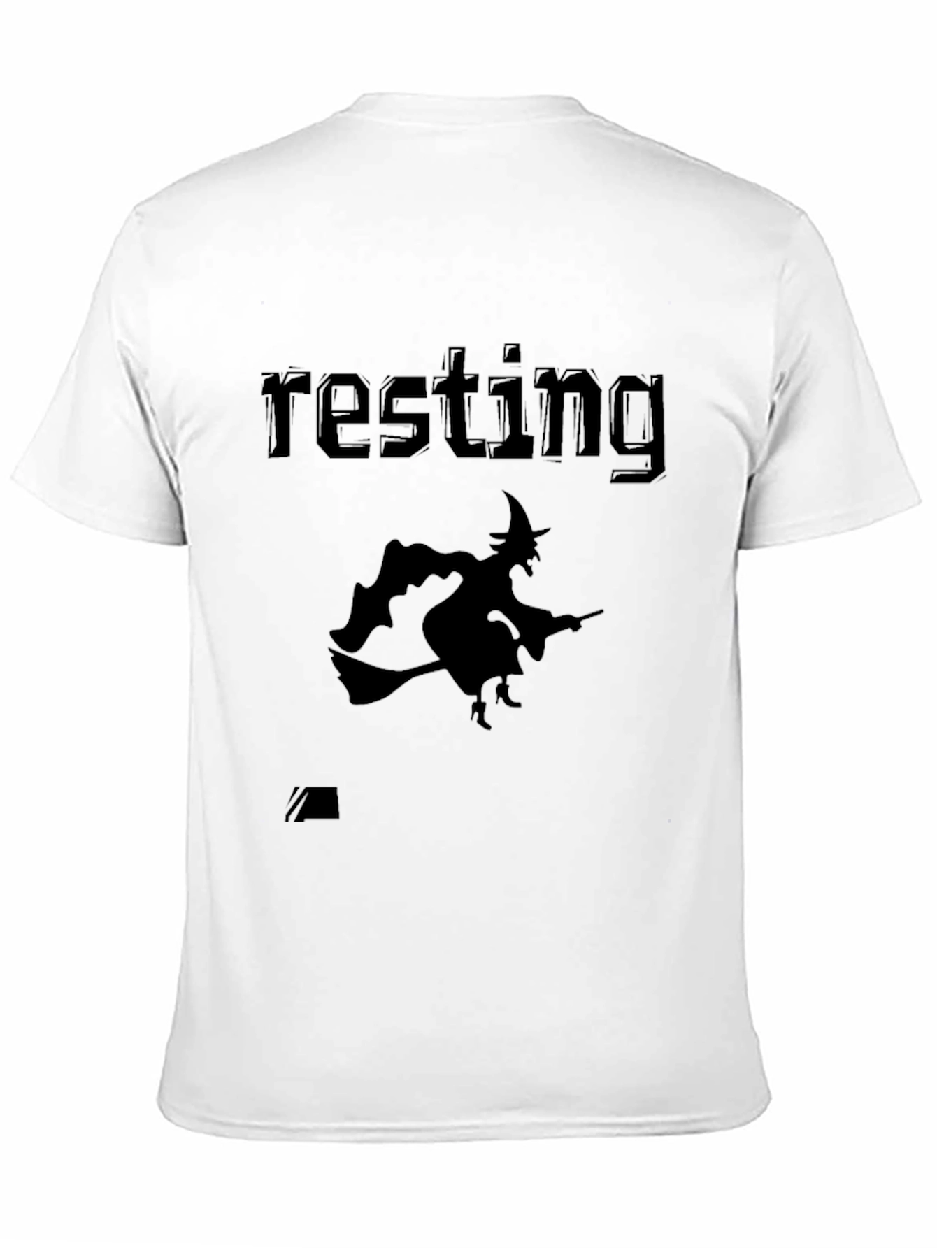 Resting Witch Face Halloween Graphic T-Shirt