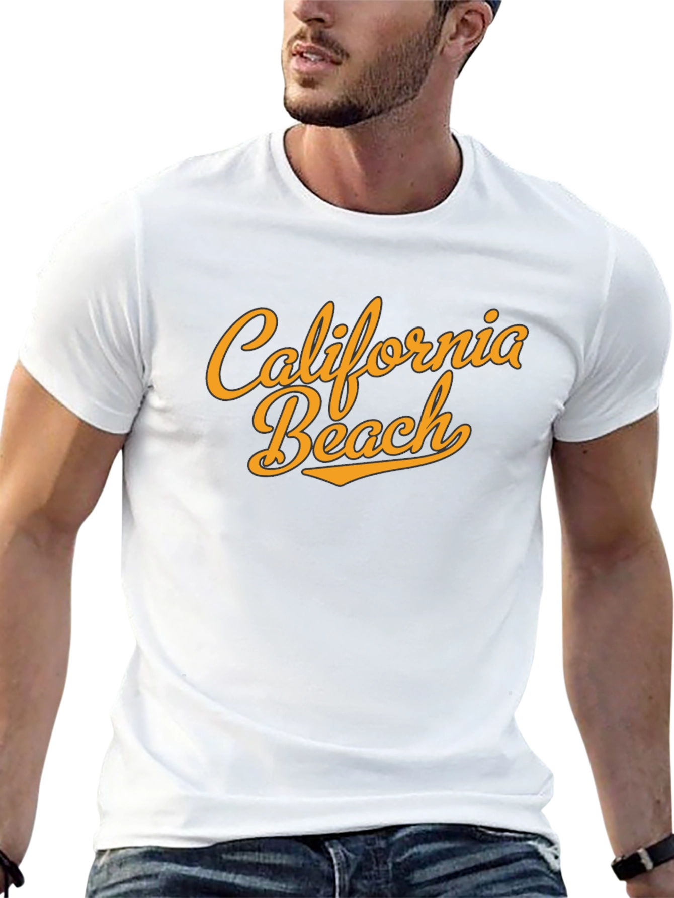 California Beach Graphic Tee - Black