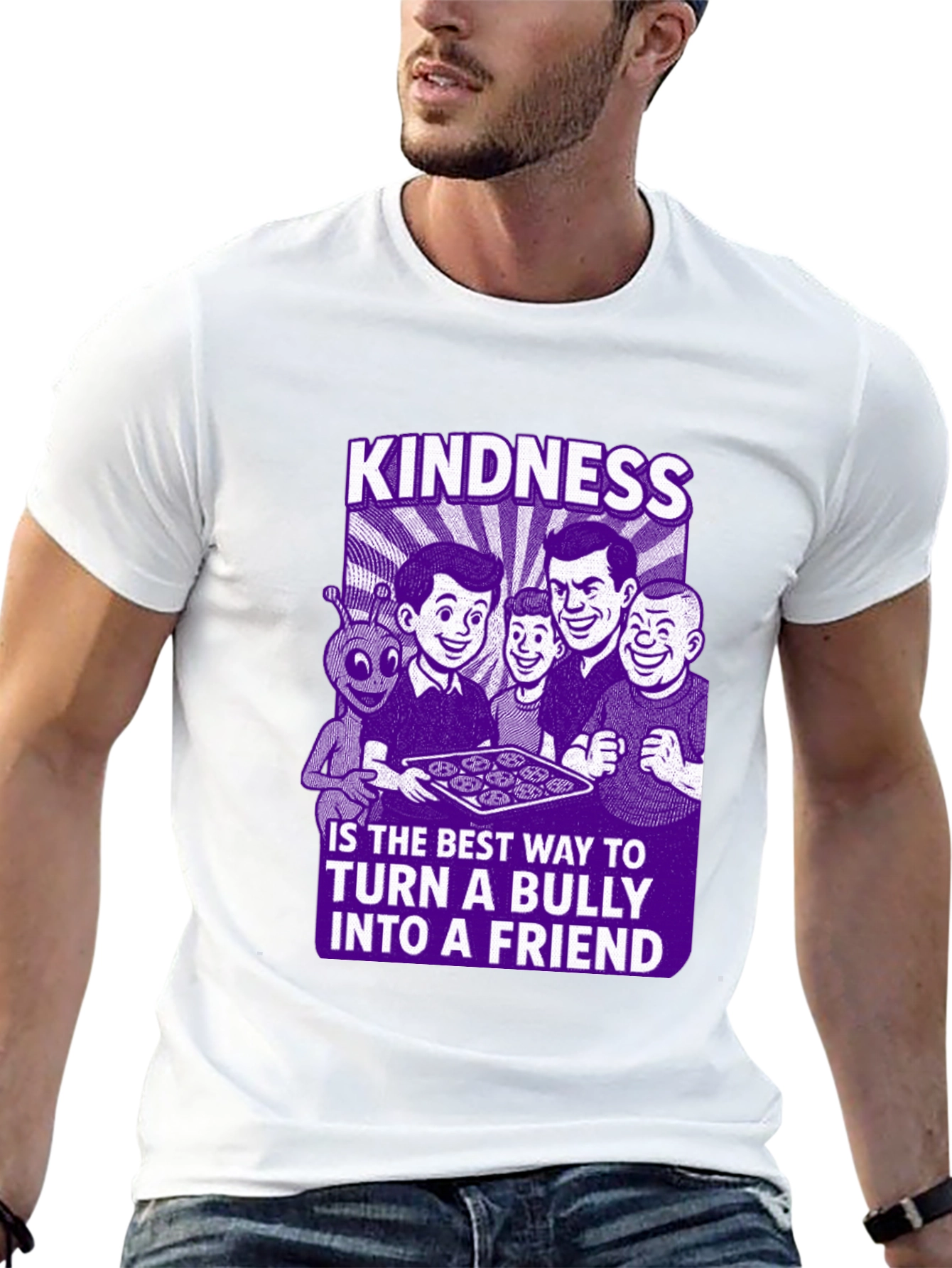 Kindness T-Shirt: Turn Bullies Into Friends with Cookies!