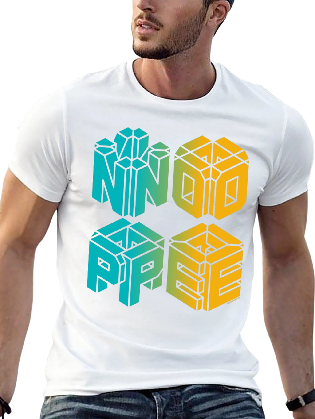 NNO PPEE Graphic Tee - Isometric Style Print