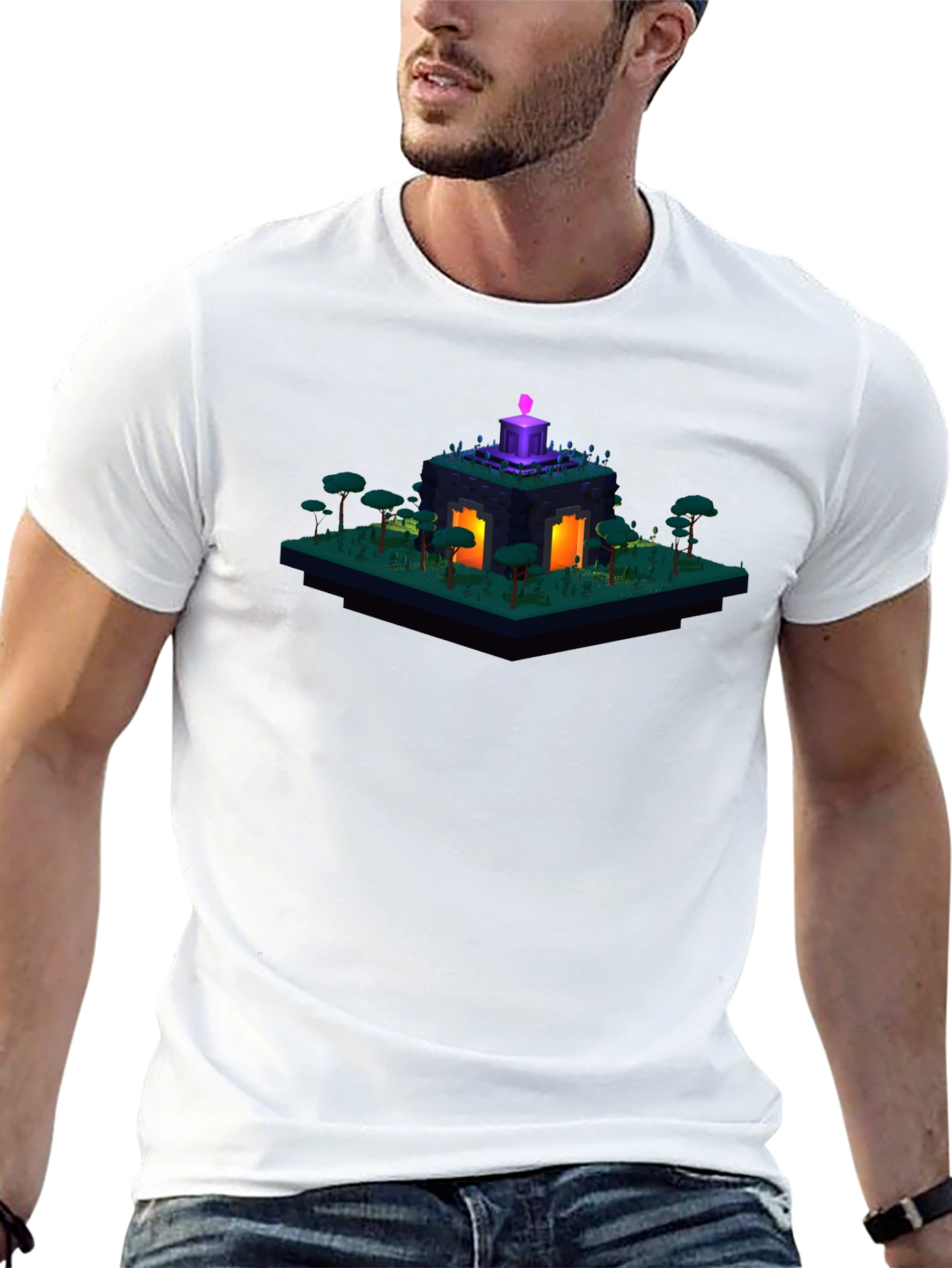 Isometric Game Portal Graphic T-Shirt