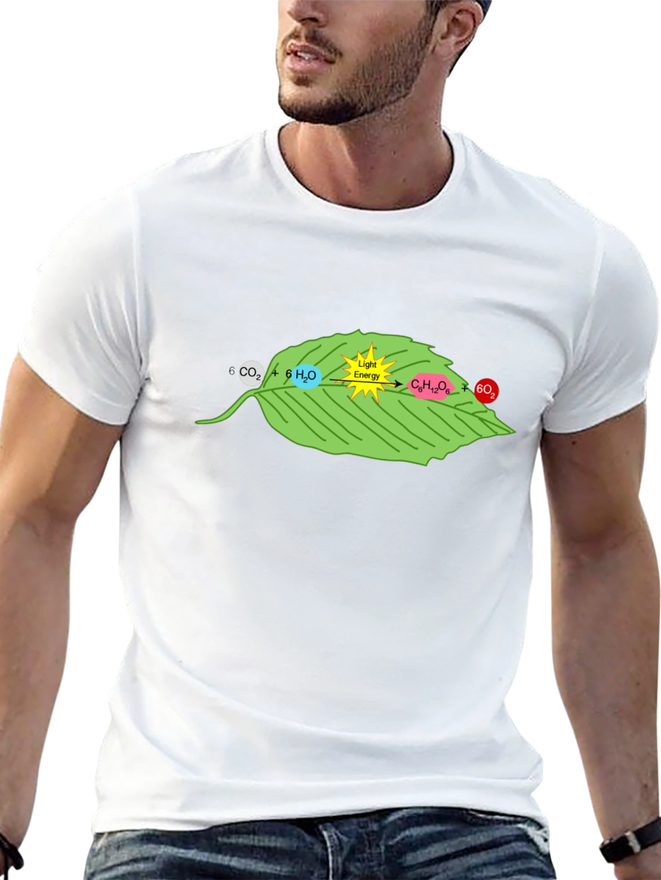 Photosynthesis Black Graphic T-Shirt