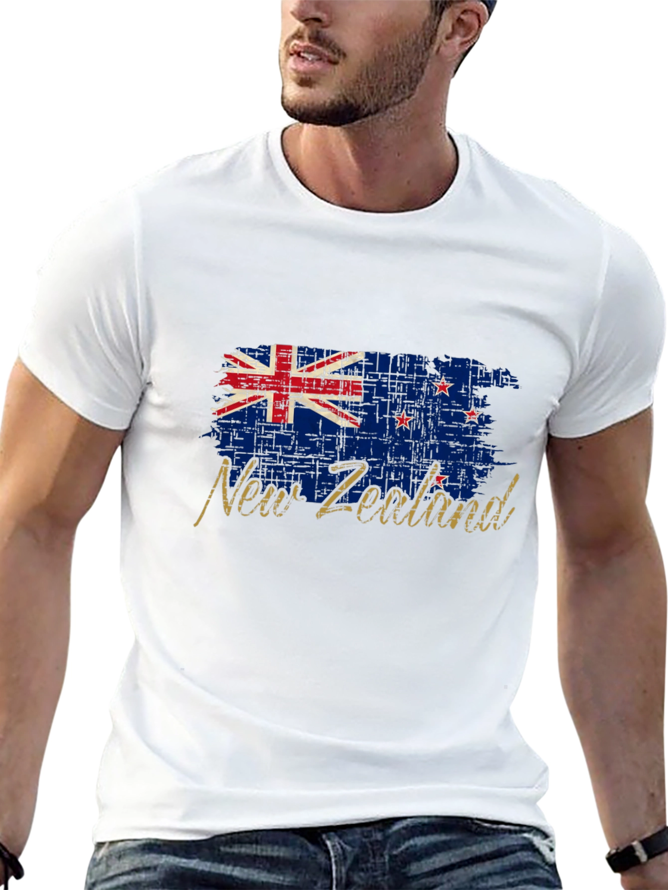 New Zealand Flag Graphic T-Shirt