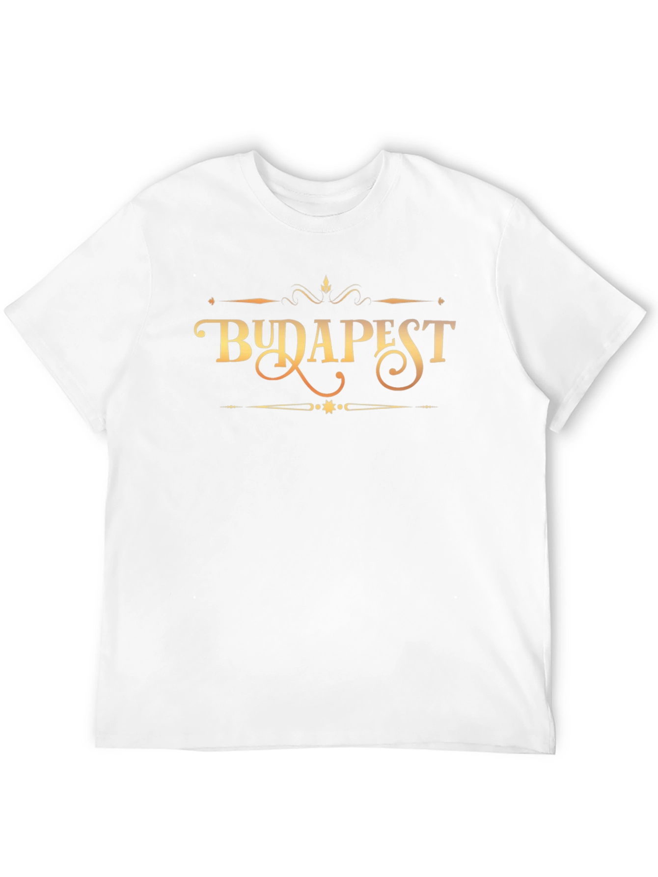 Budapest Graphic Print Black T-Shirt