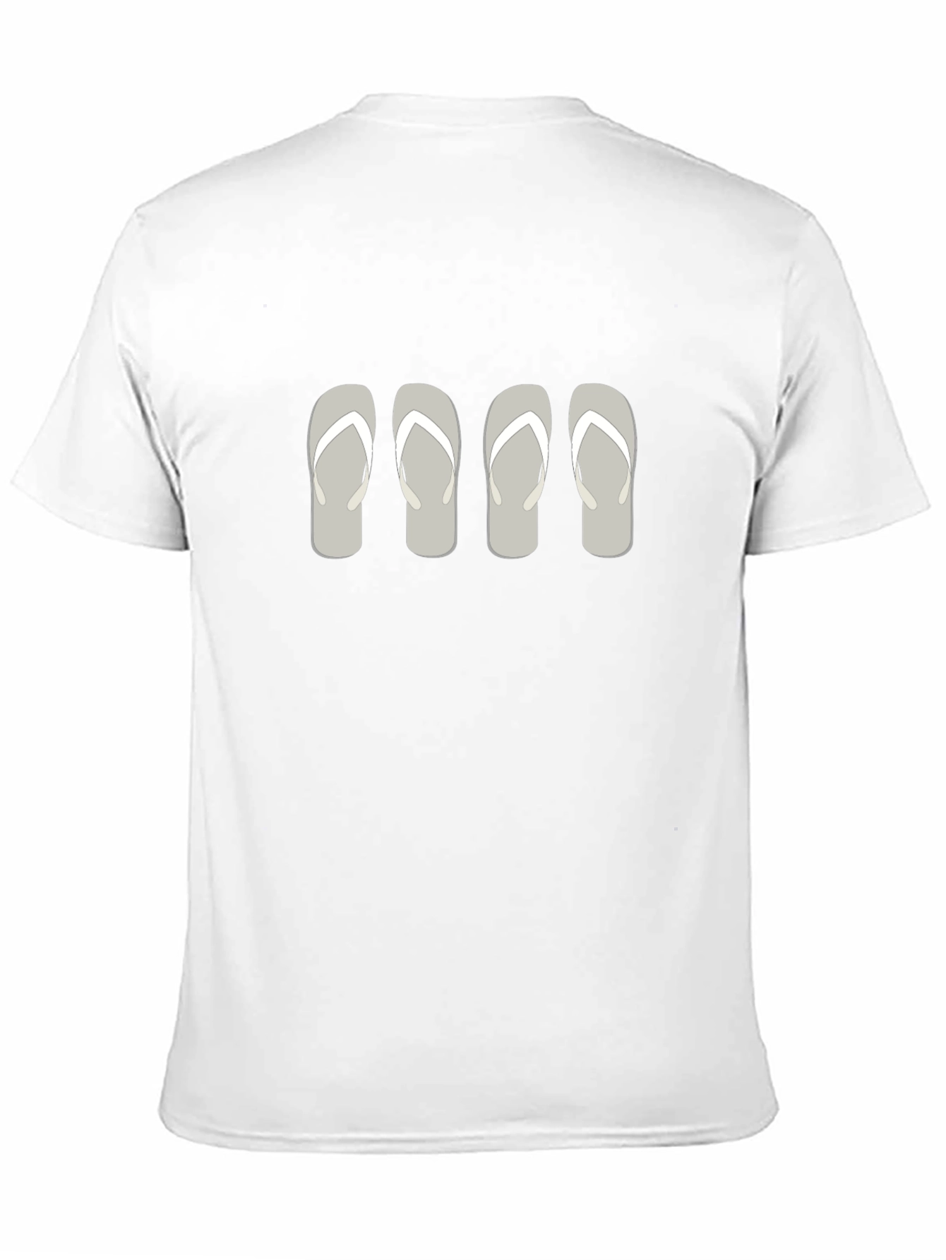 Flip Flops Graphic Tee - Mens Casual Shirt