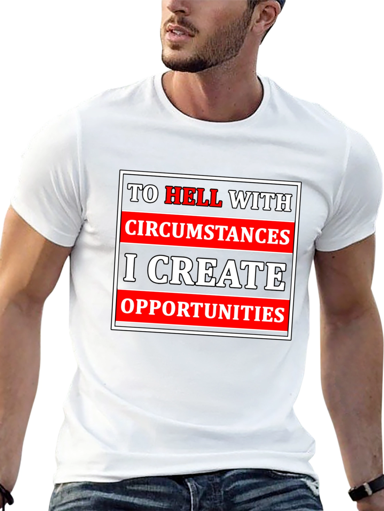 Motivational T-Shirt: Create Opportunities Tee