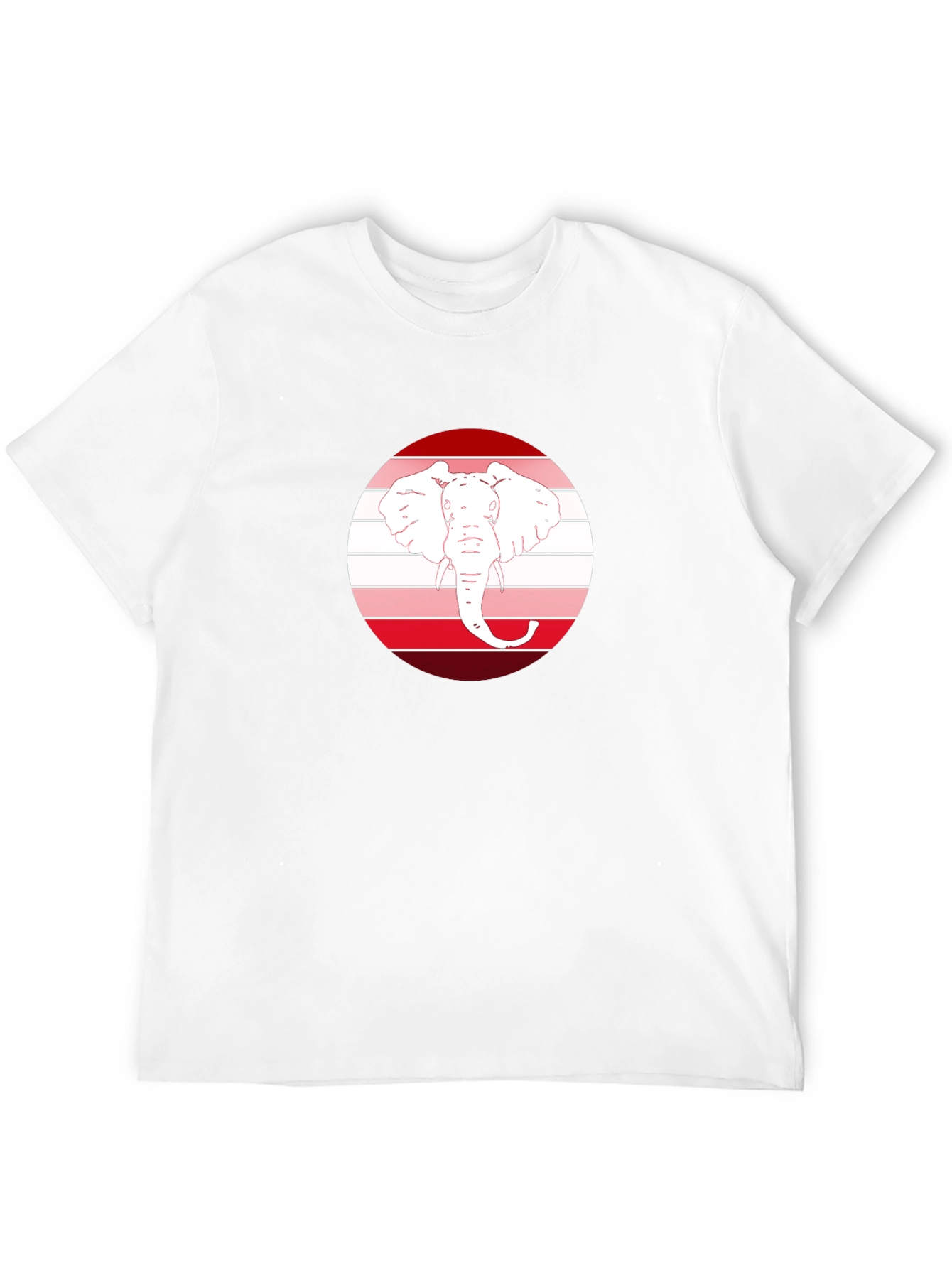 Elephant Head Graphic Tee - Black