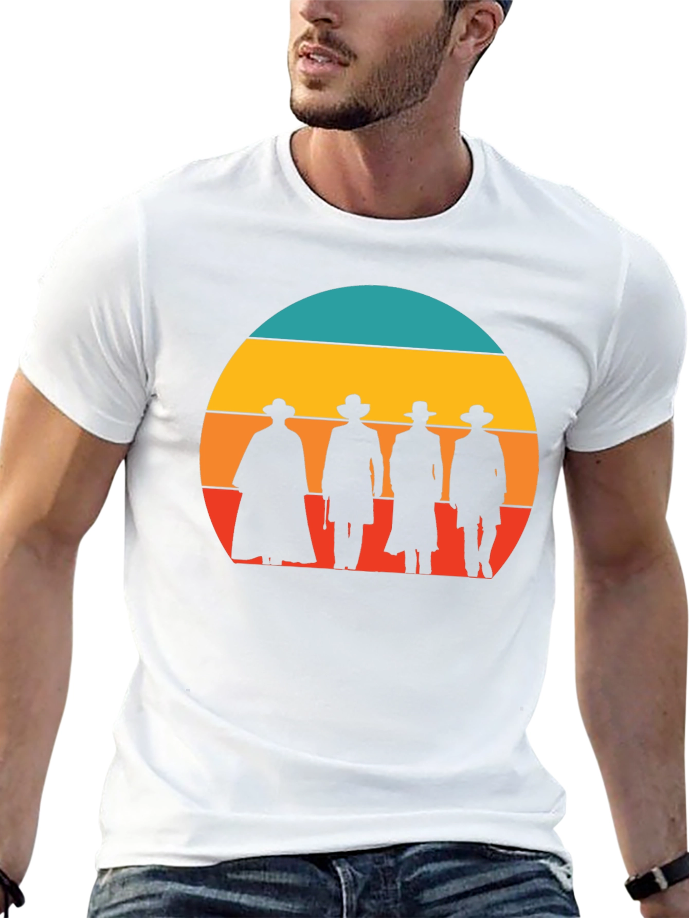 Tombstone Cowboys Graphic T-Shirt