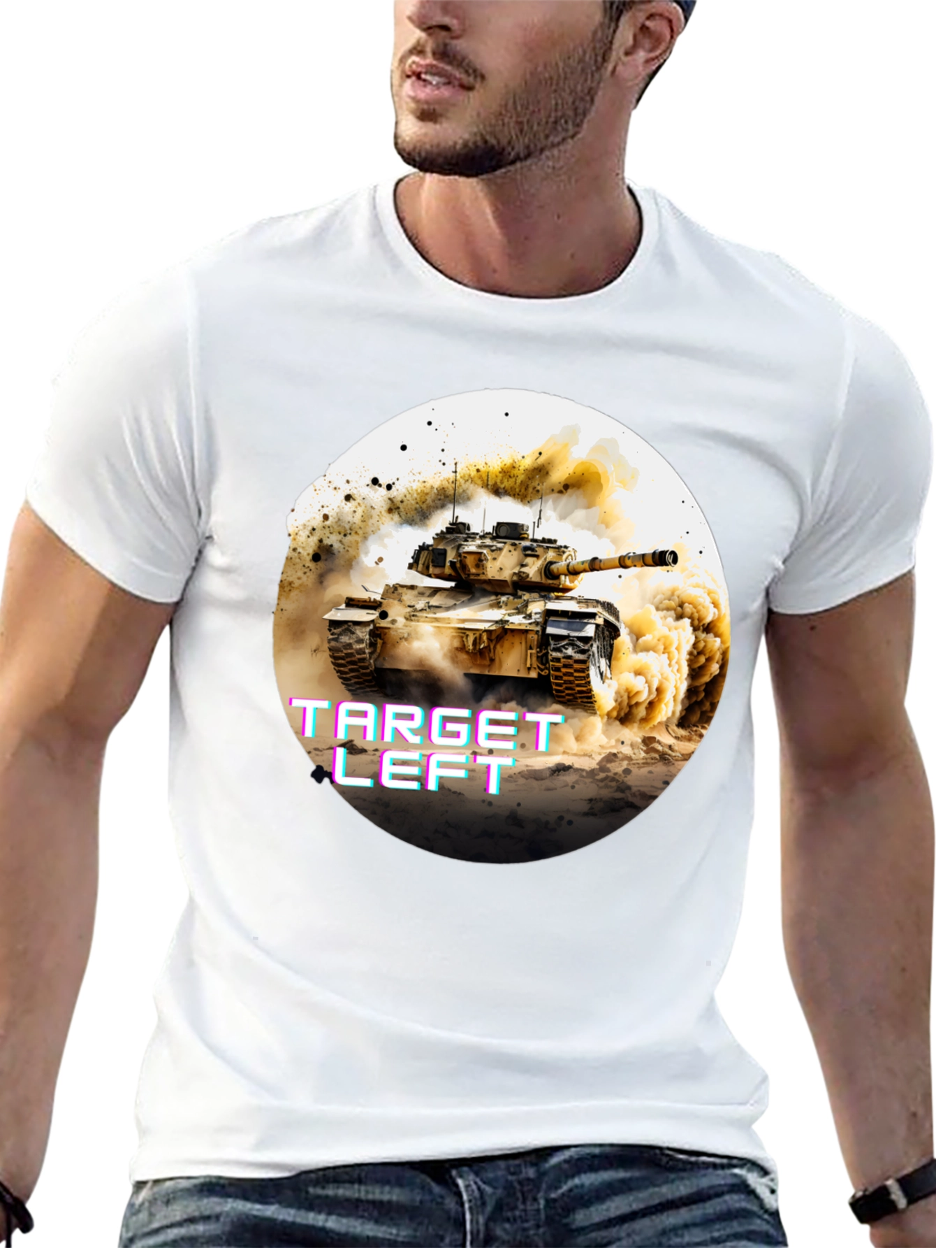 Target Left Tank Graphic T-Shirt