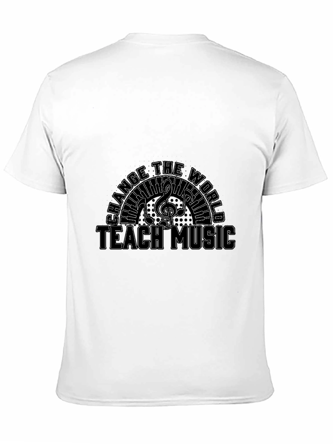 Teach Music Change The World Graphic T-Shirt