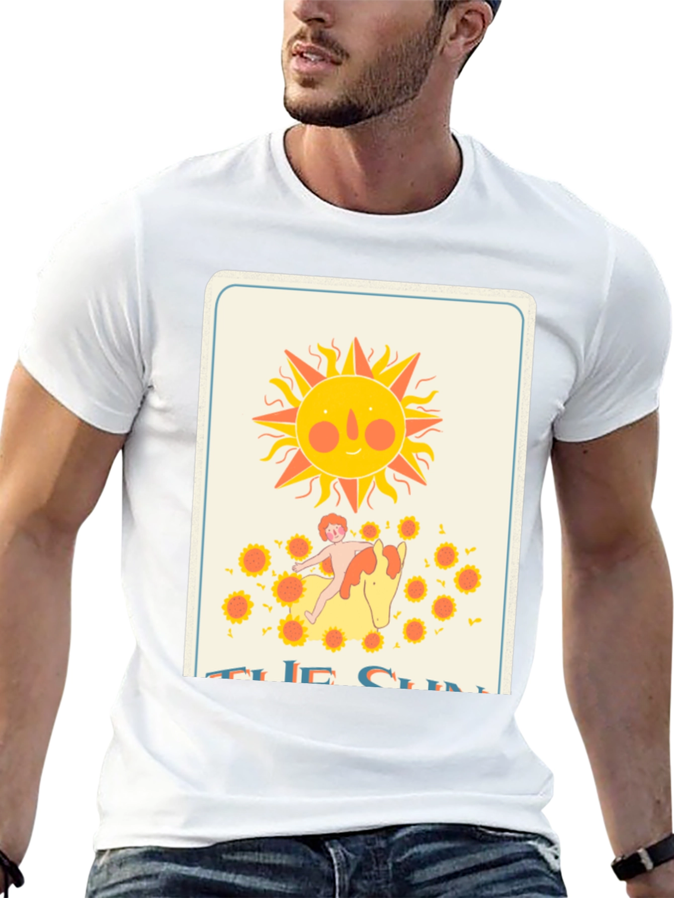 Tarot Card The Sun Graphic T-Shirt