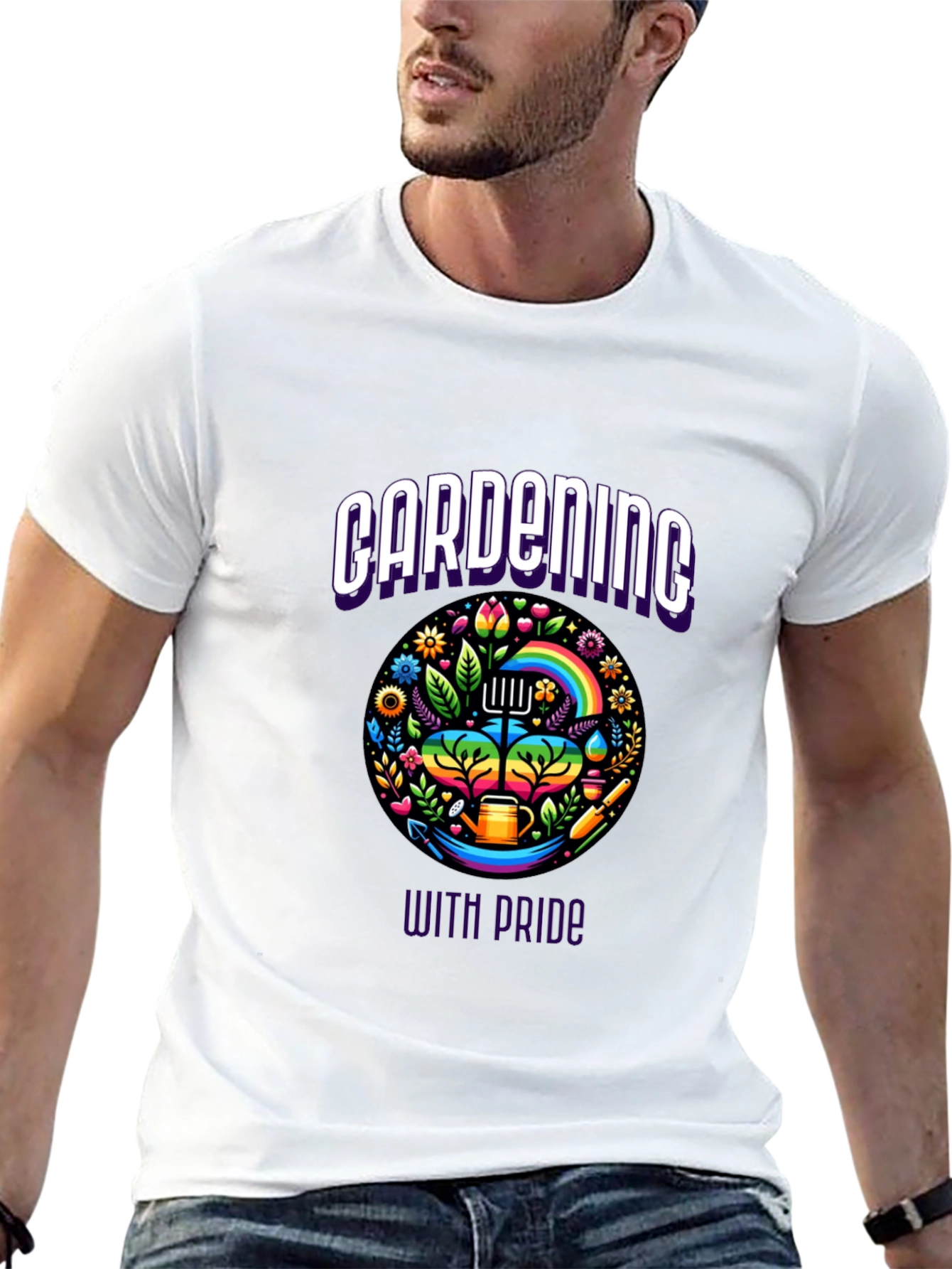 Gardening With Pride Graphic Tee