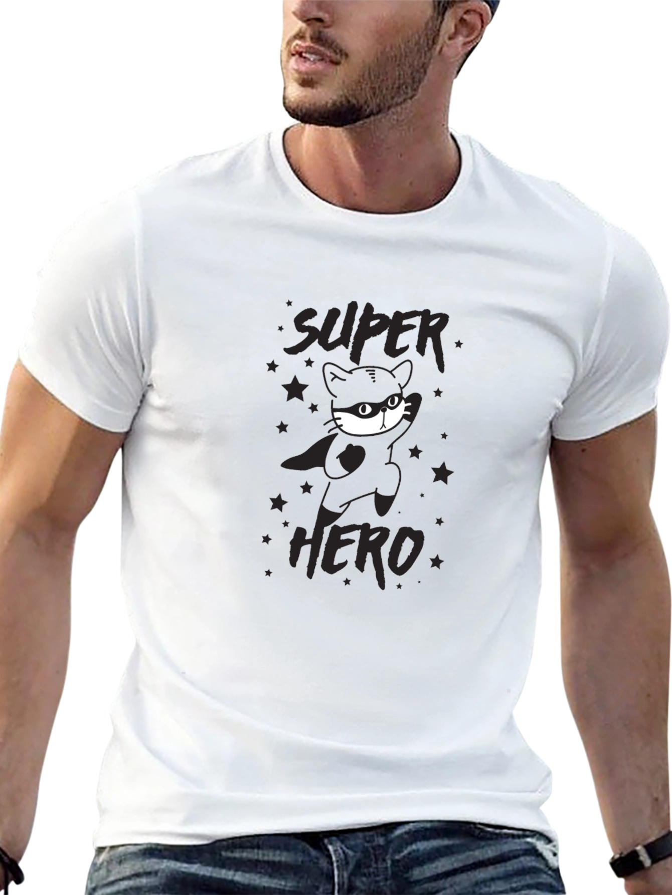 Super Hero Cat T-Shirt