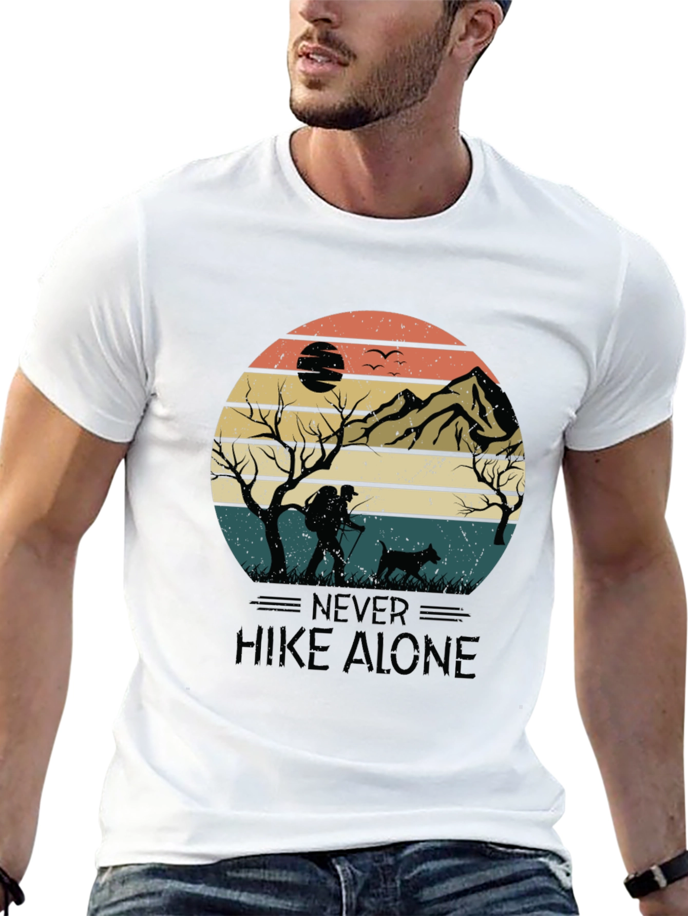 Never Hike Alone Graphic Tee