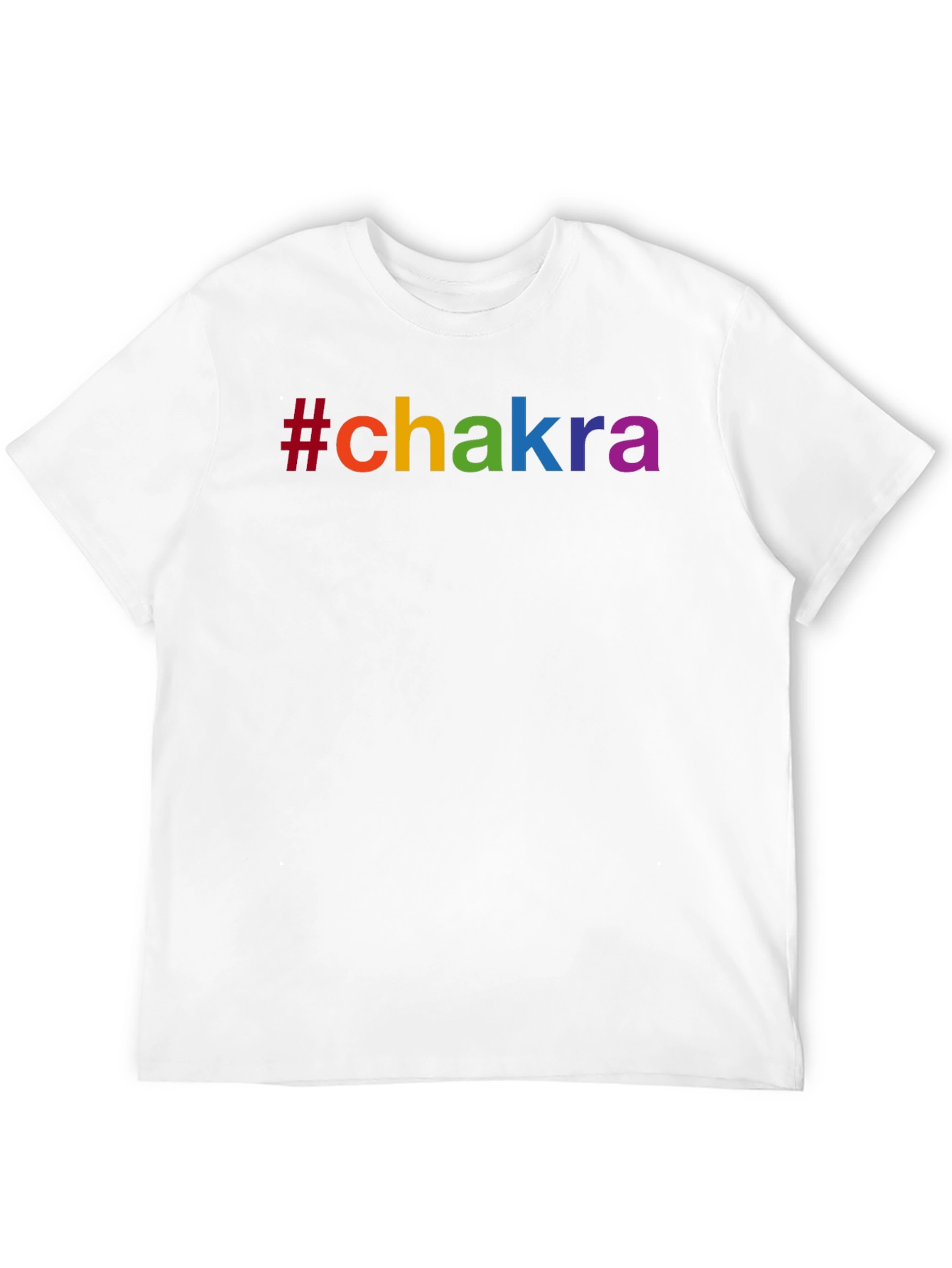 Chakra Rainbow Graphic Tee - Unisex Fashion