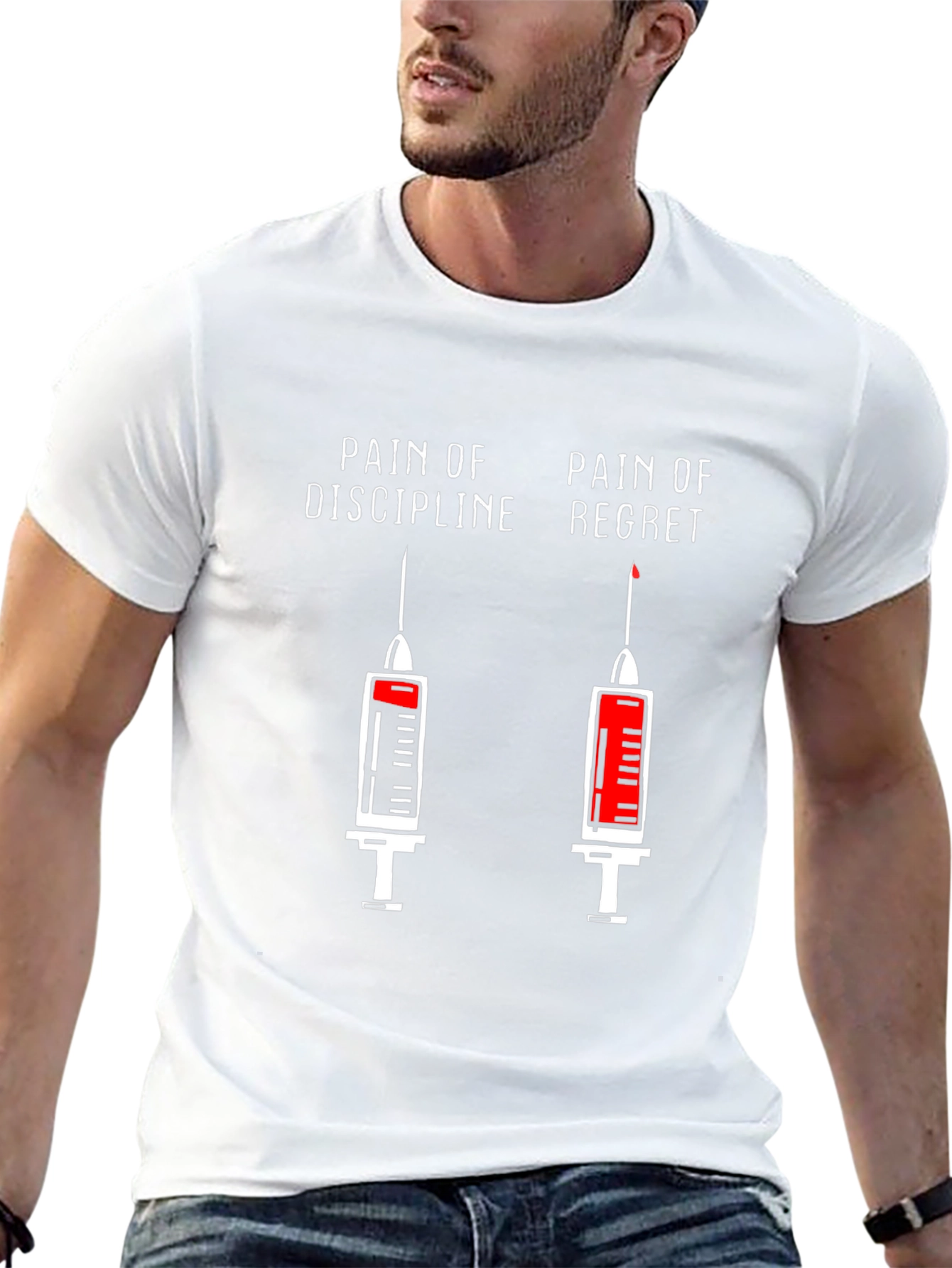 Pain of Discipline vs. Regret T-Shirt