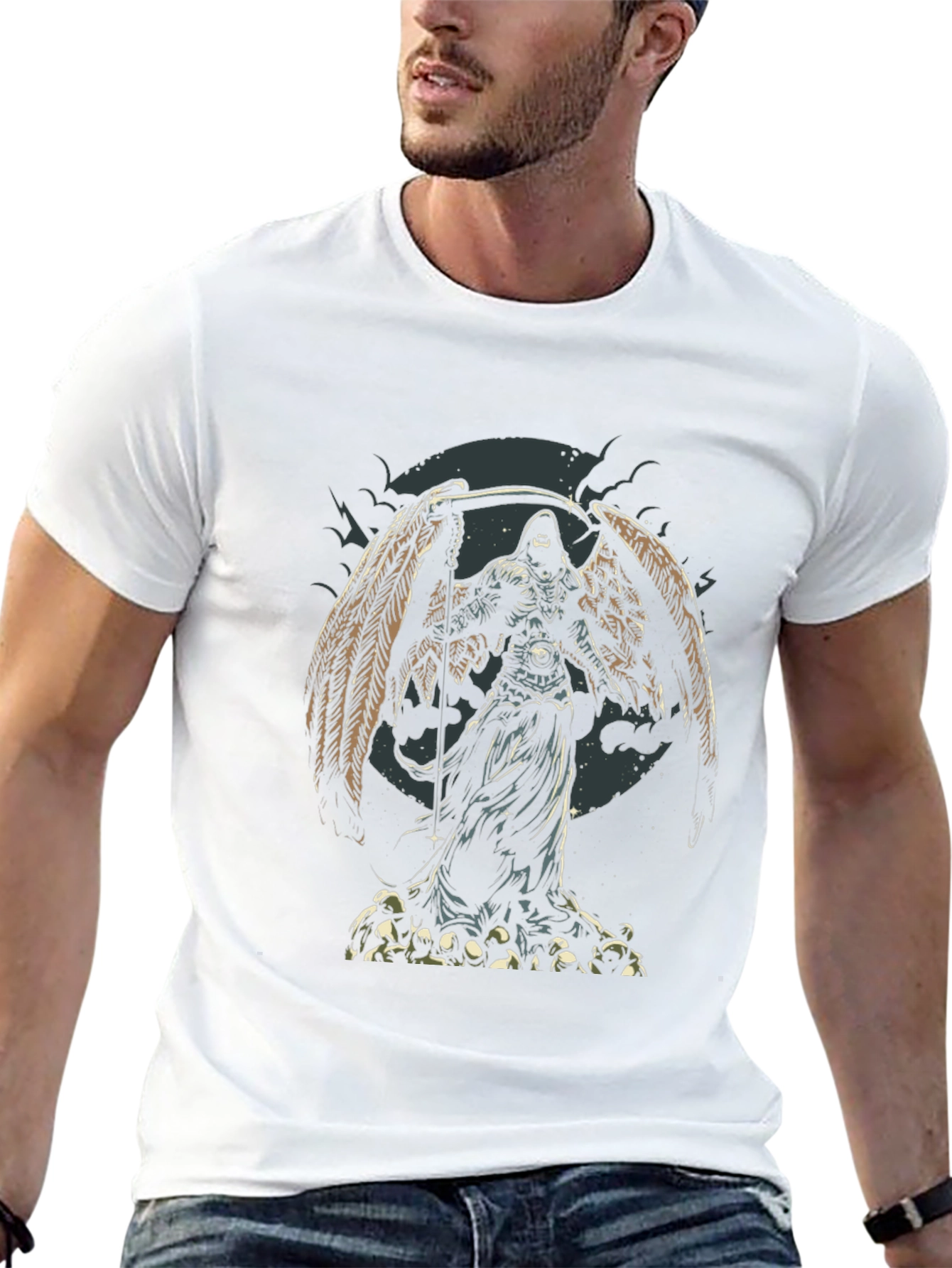 Grim Reaper Winged Death T-Shirt