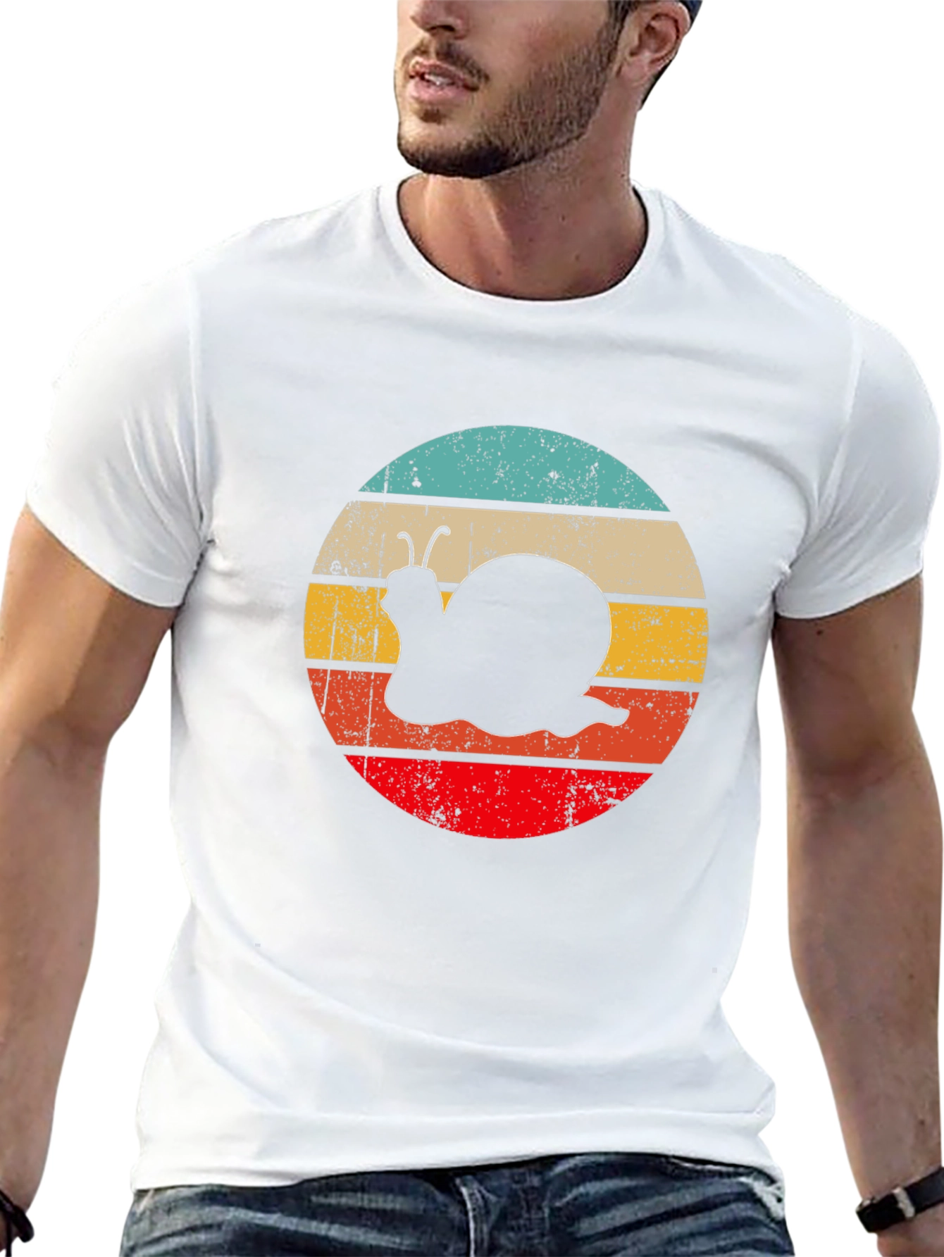 Retro Snail Graphic Tee - Cool & Comfortable