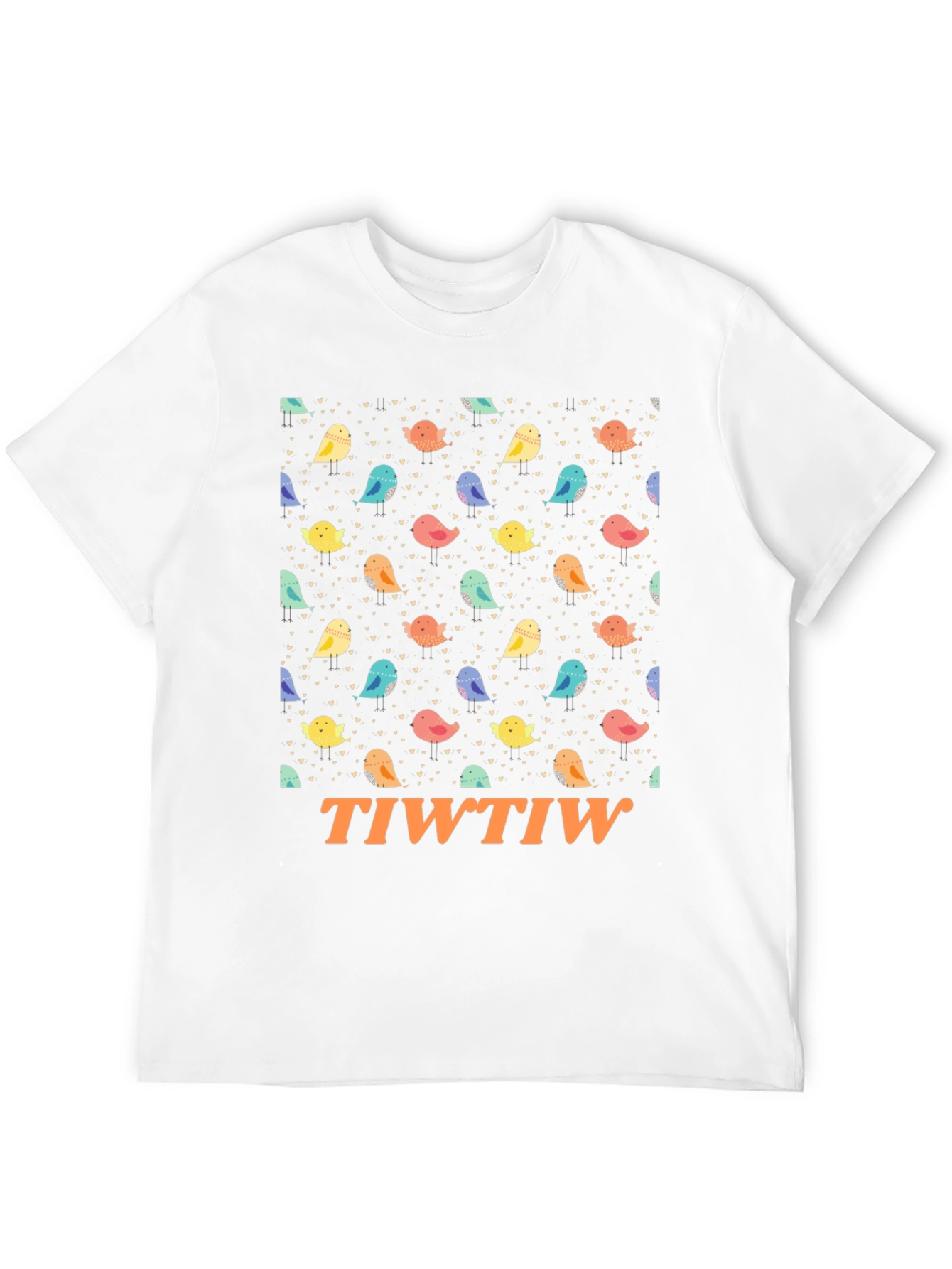 TIWTIW Bird Pattern Tee