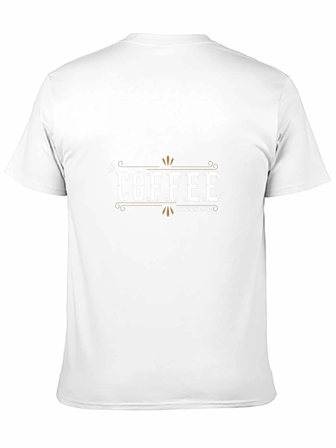 Coffee Owns Me T-Shirt - Black Casual Tee