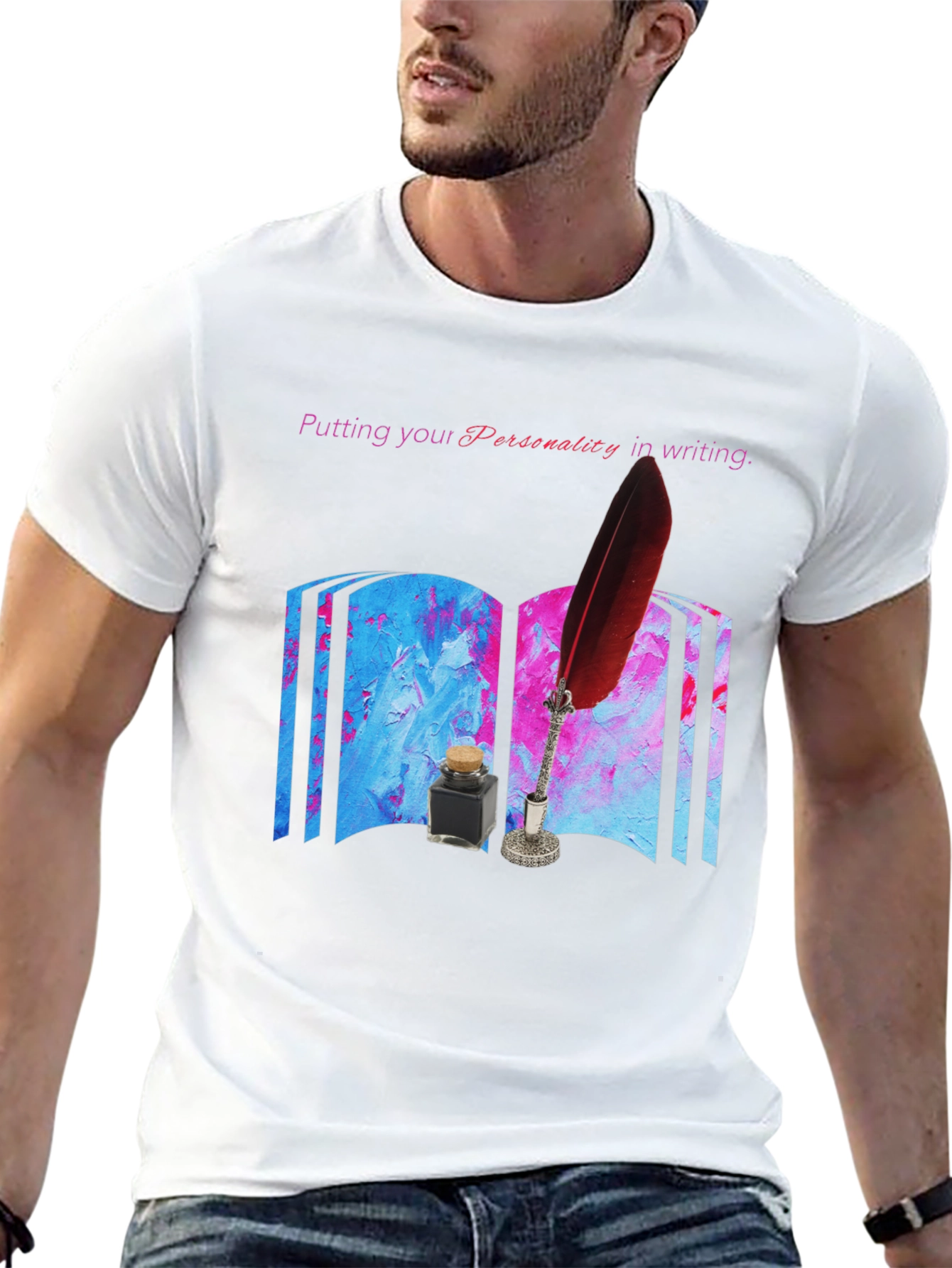 Personality in Writing T-Shirt - Unique Writers Tee