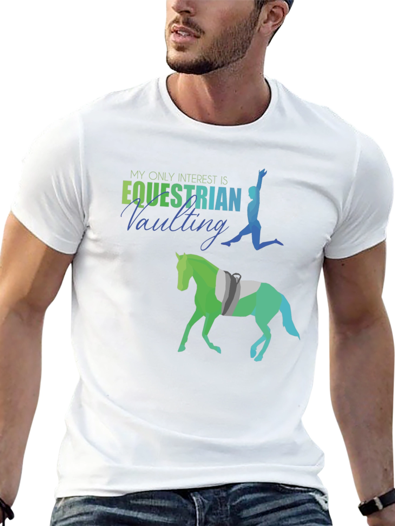 Equestrian Vaulting Interest Graphic Tee